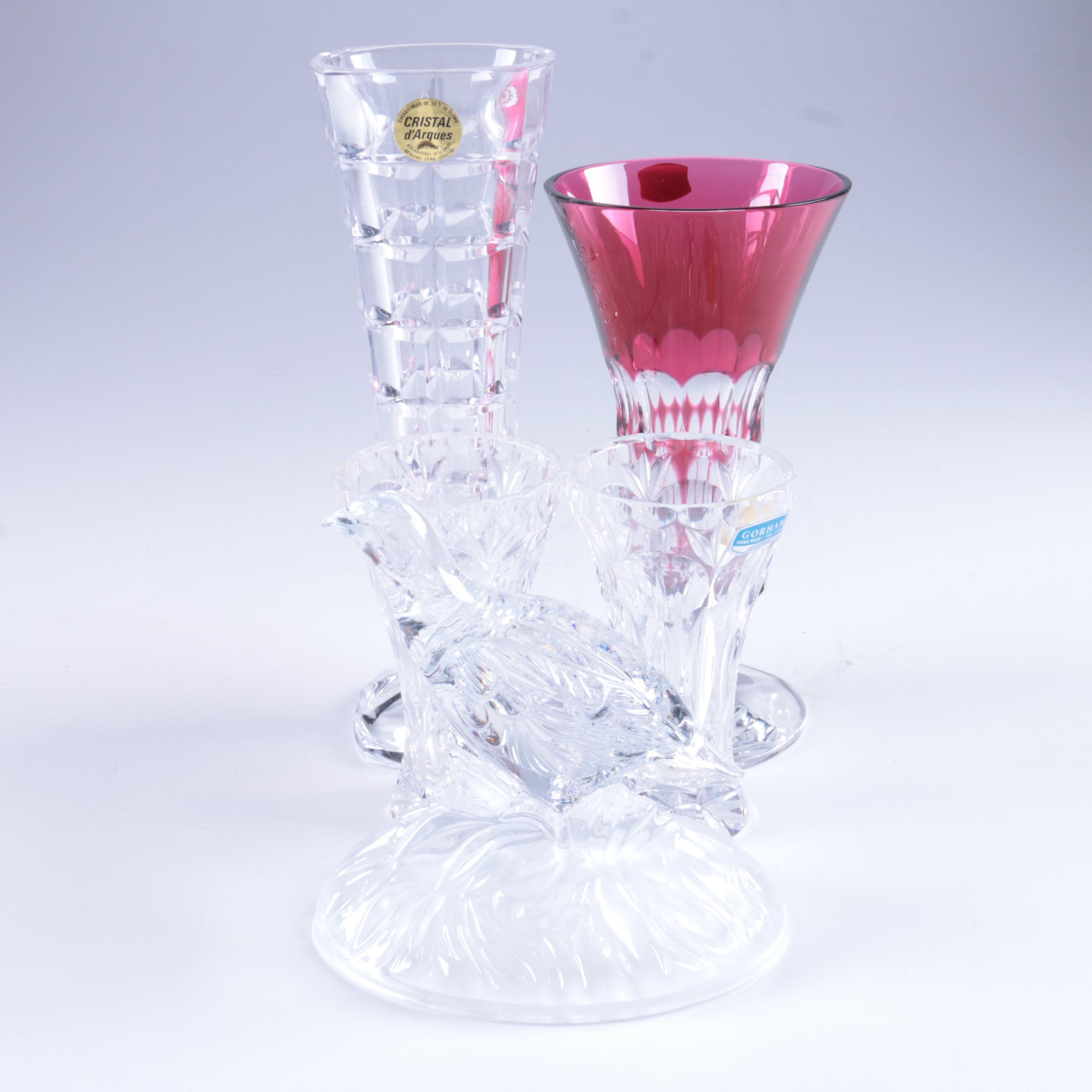 Crystal Vases and Decor including Gorham
