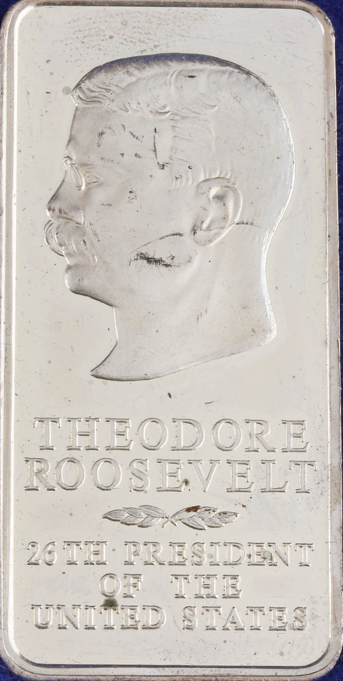 Danbury Mint Presidential Silver Ingots Collection