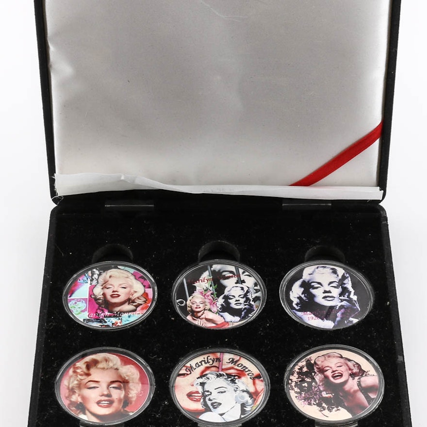 Cook Islands Commemoration Marilyn Monroe Six Coin Set