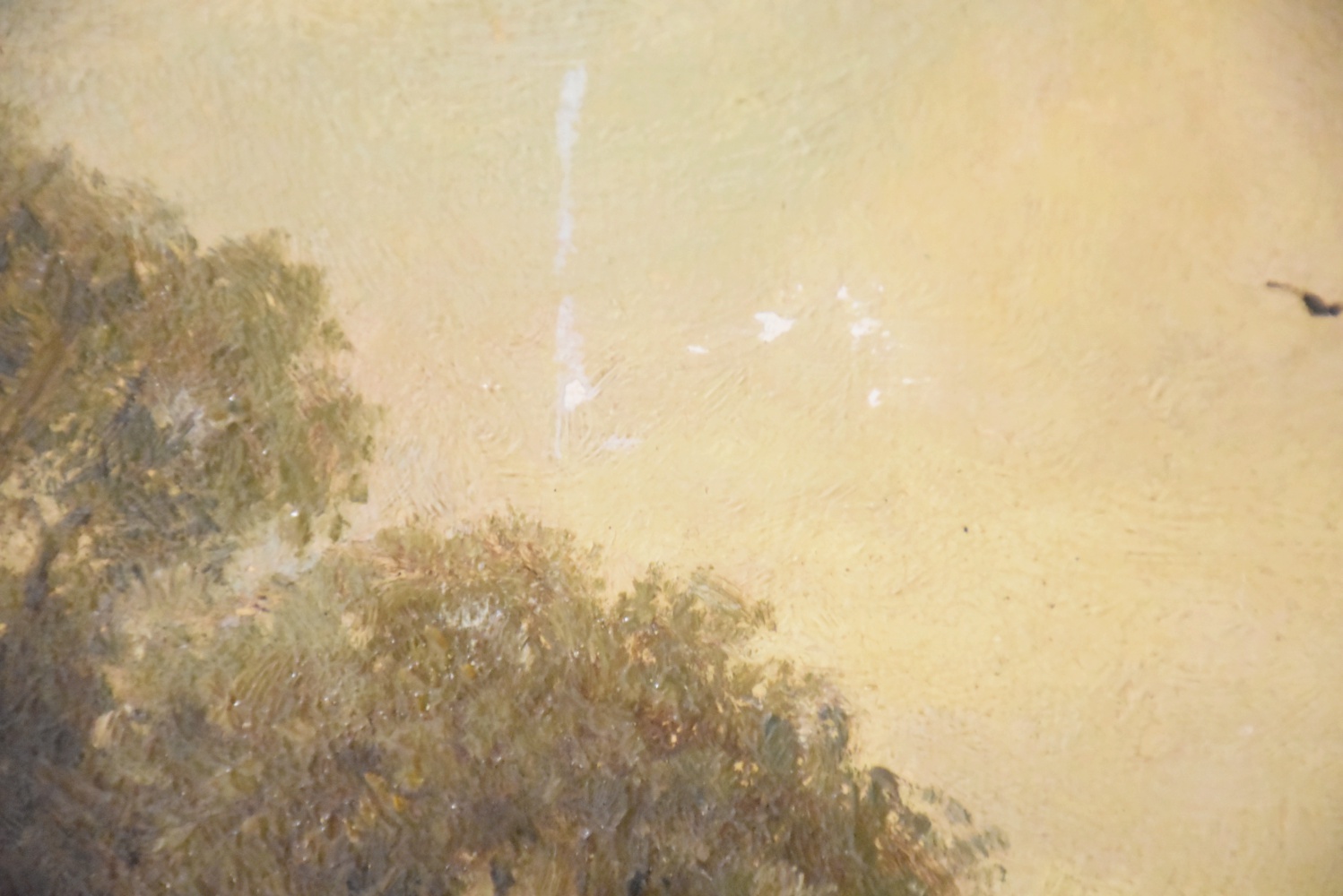 J. Kinard Oil Painting on Canvas Countryside Landscape