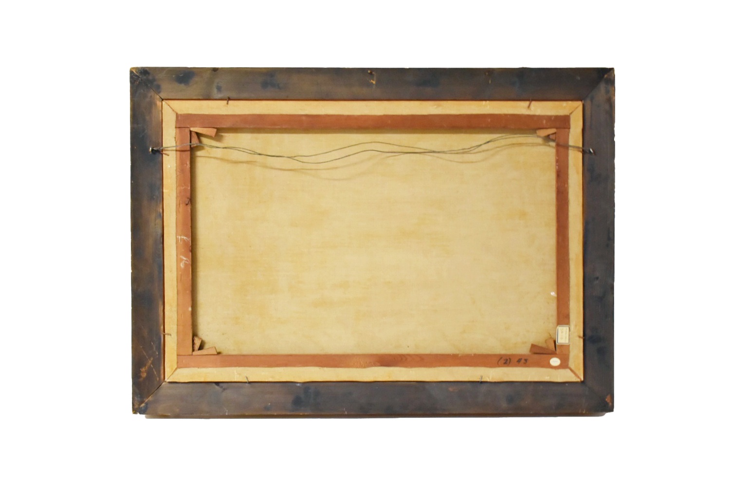 J. Kinard Oil Painting on Canvas Countryside Landscape