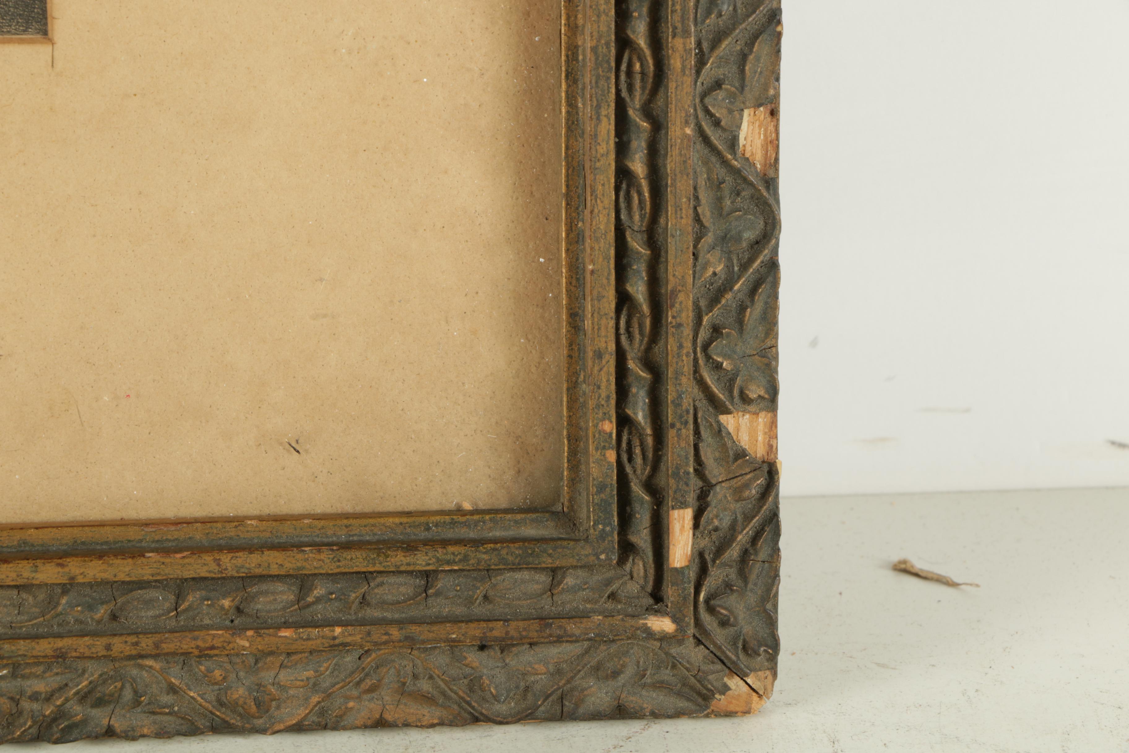 Etchings on Paper of a Sword Duel and Godey's Fashion Plates