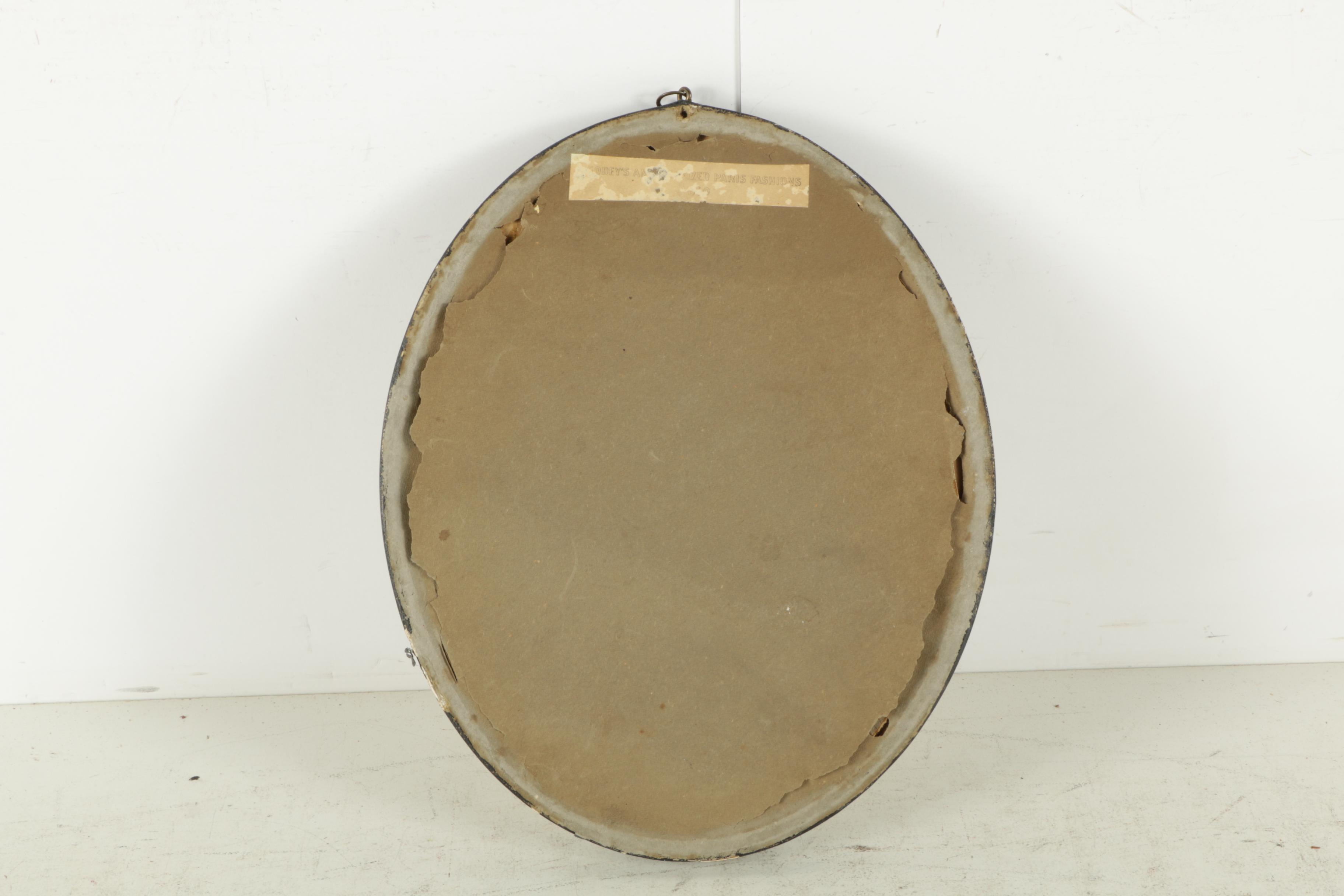 Etchings on Paper of a Sword Duel and Godey's Fashion Plates