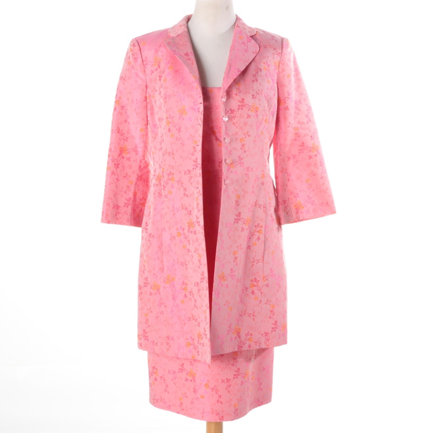 Nanette Lepore Pink Floral Dress Set