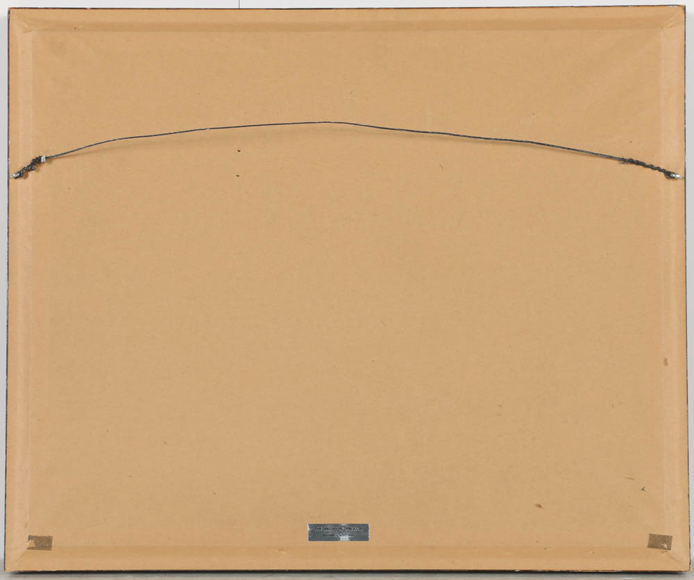 Roger White Oil Painting on Panel of a Winter Landscape