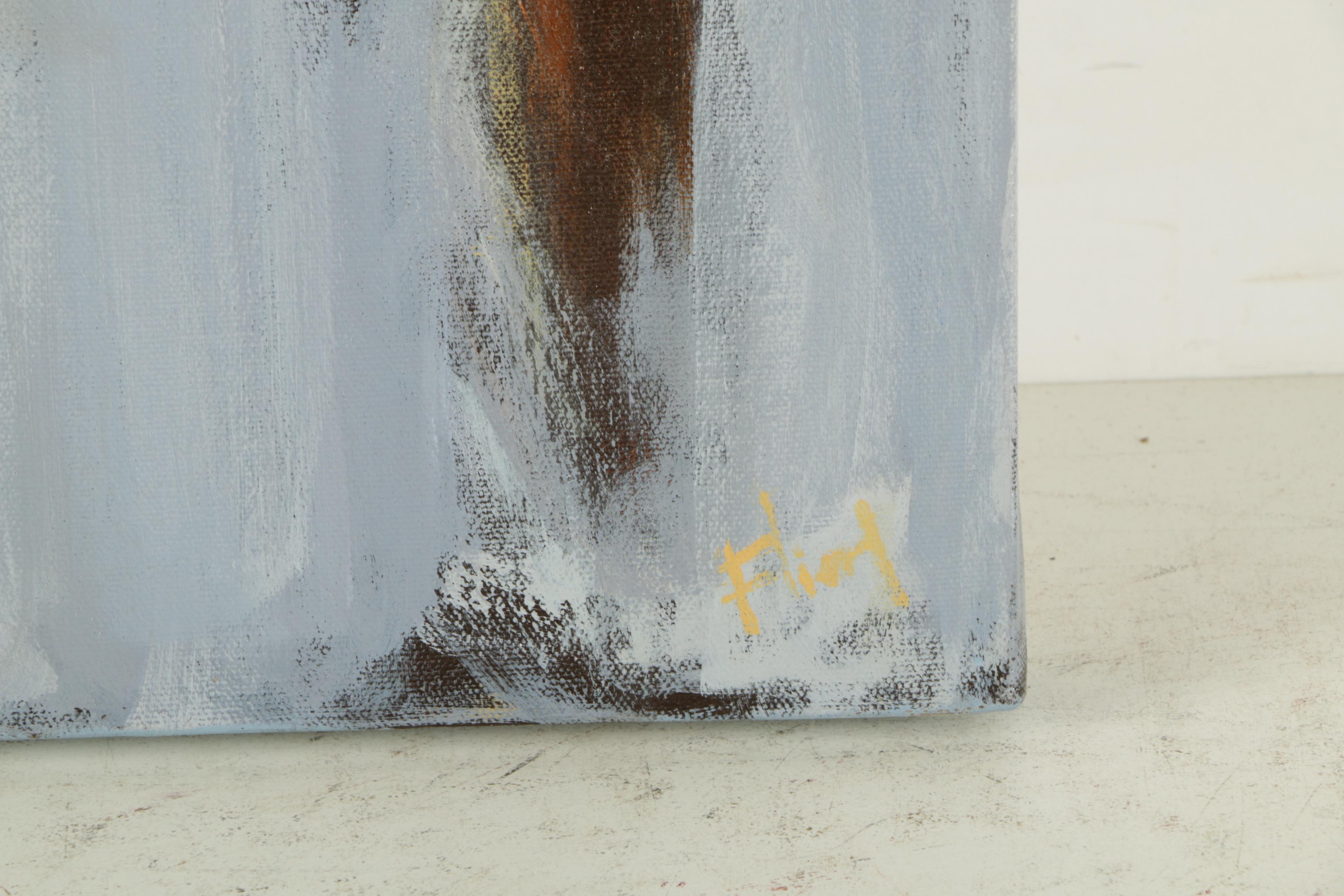 Kay Flint Acrylic Painting on Canvas "Analogies 48"