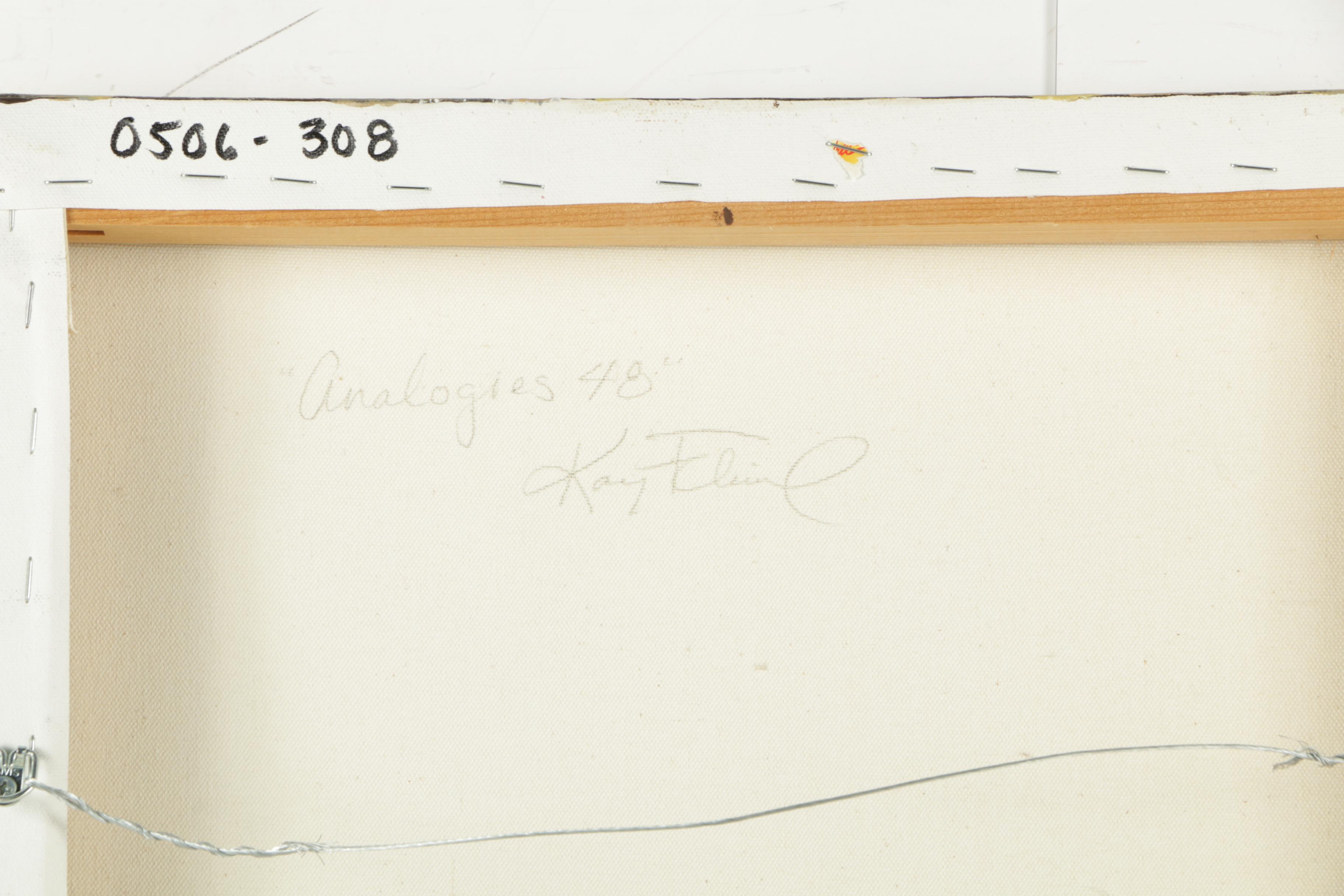 Kay Flint Acrylic Painting on Canvas "Analogies 48"