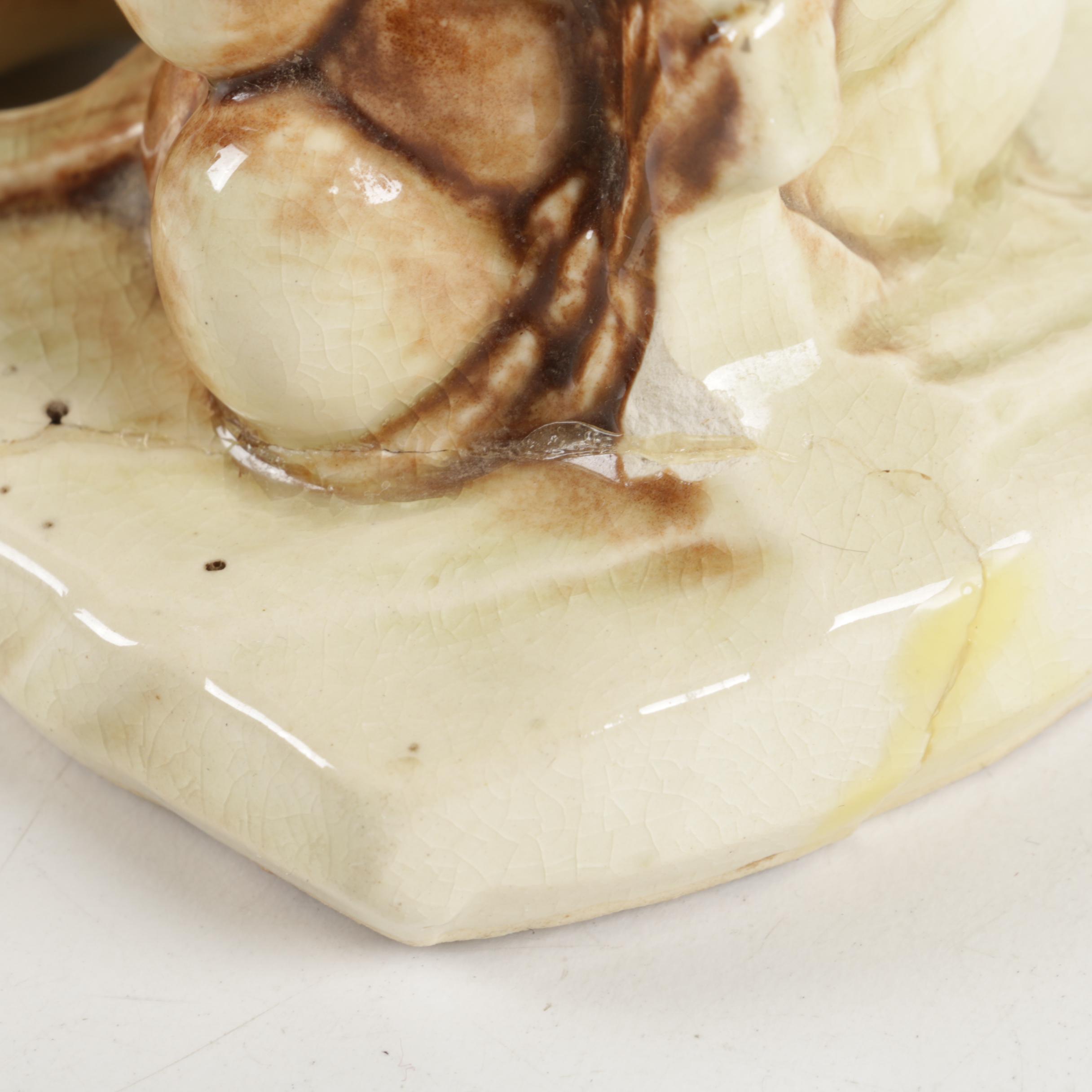 McCoy Ceramic Grape and Leaf Pitcher and Vase