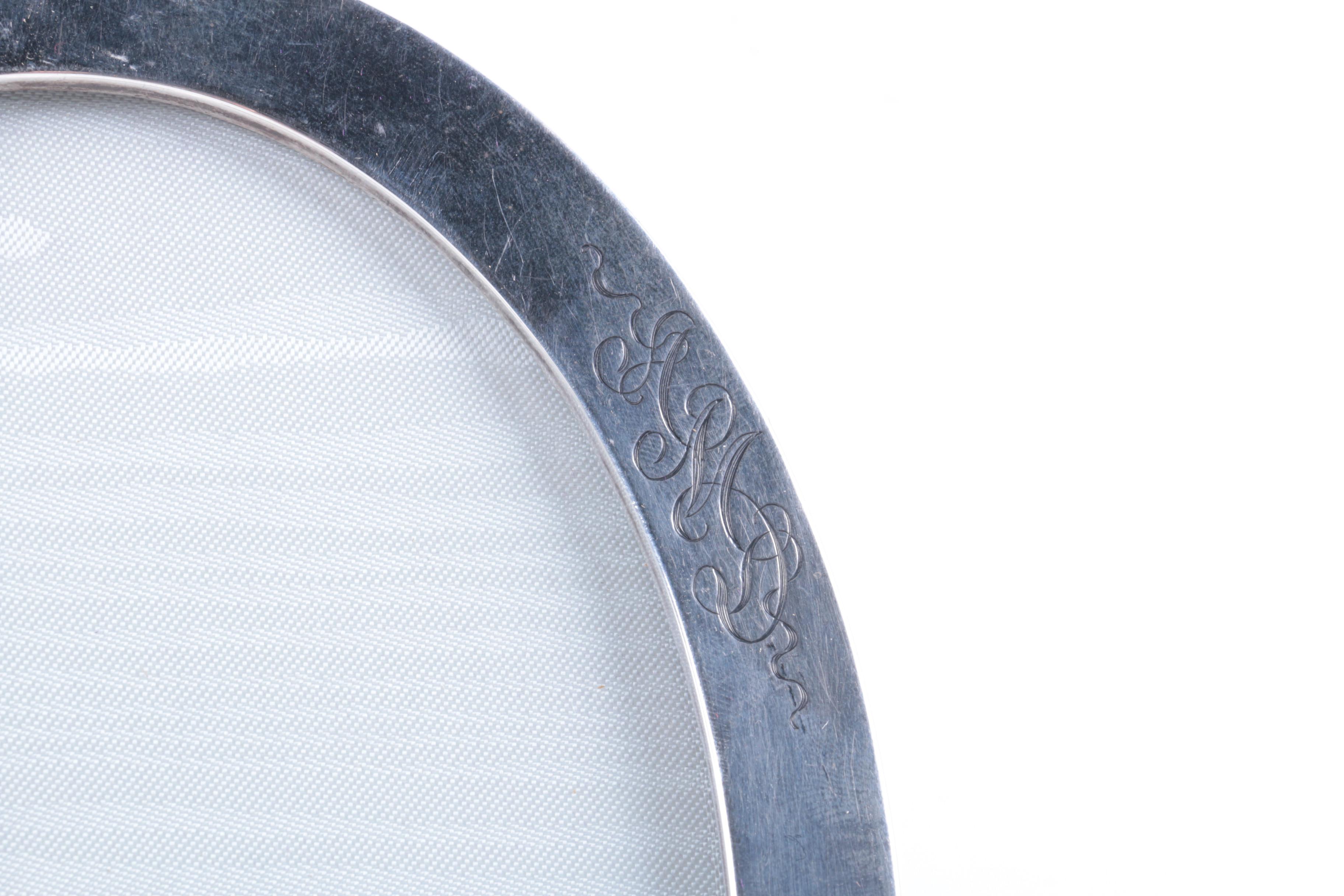 Sterling Silver Oval Picture Frame