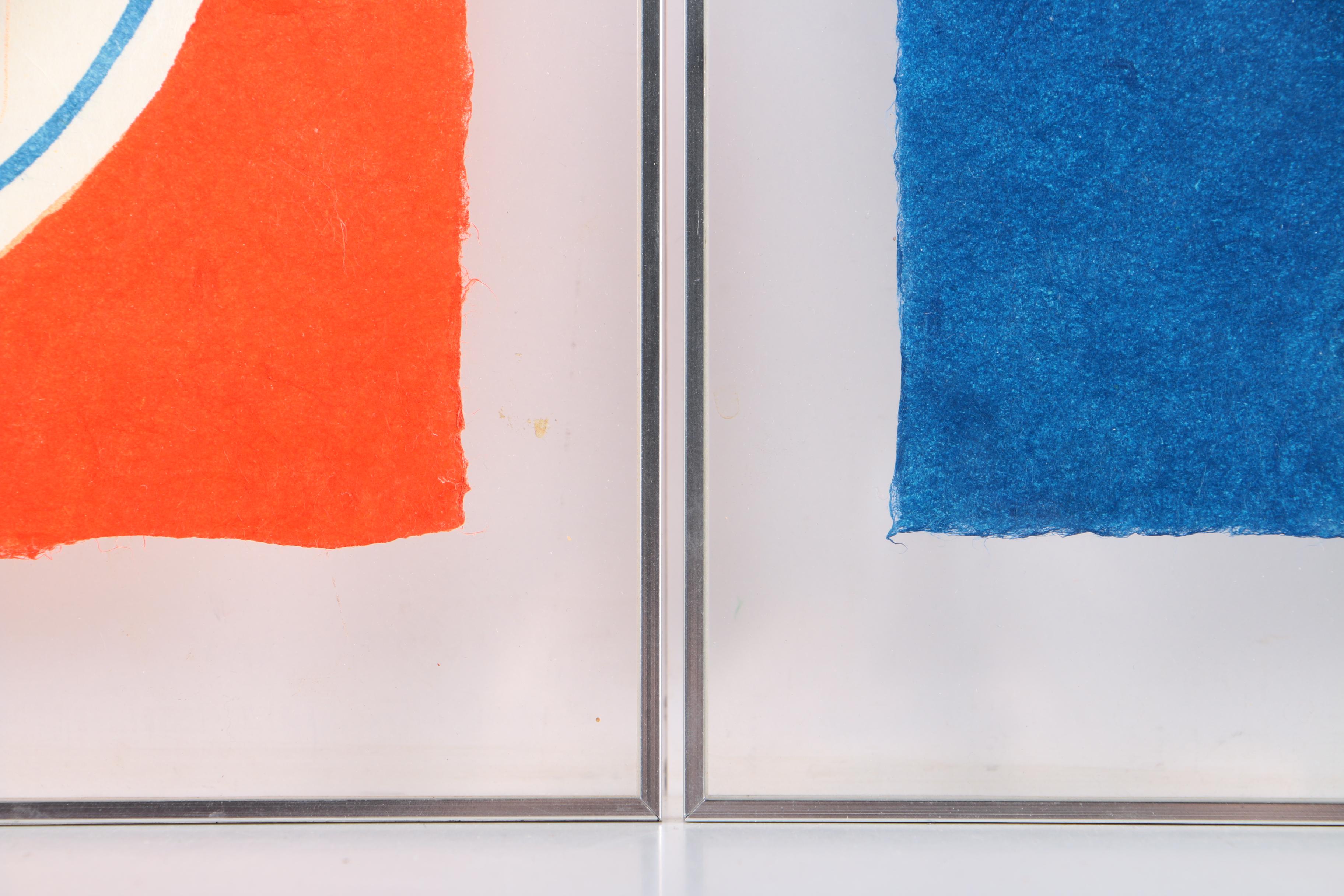 Japanese Prints in the Style of Katazome-shi Including "Happiness"