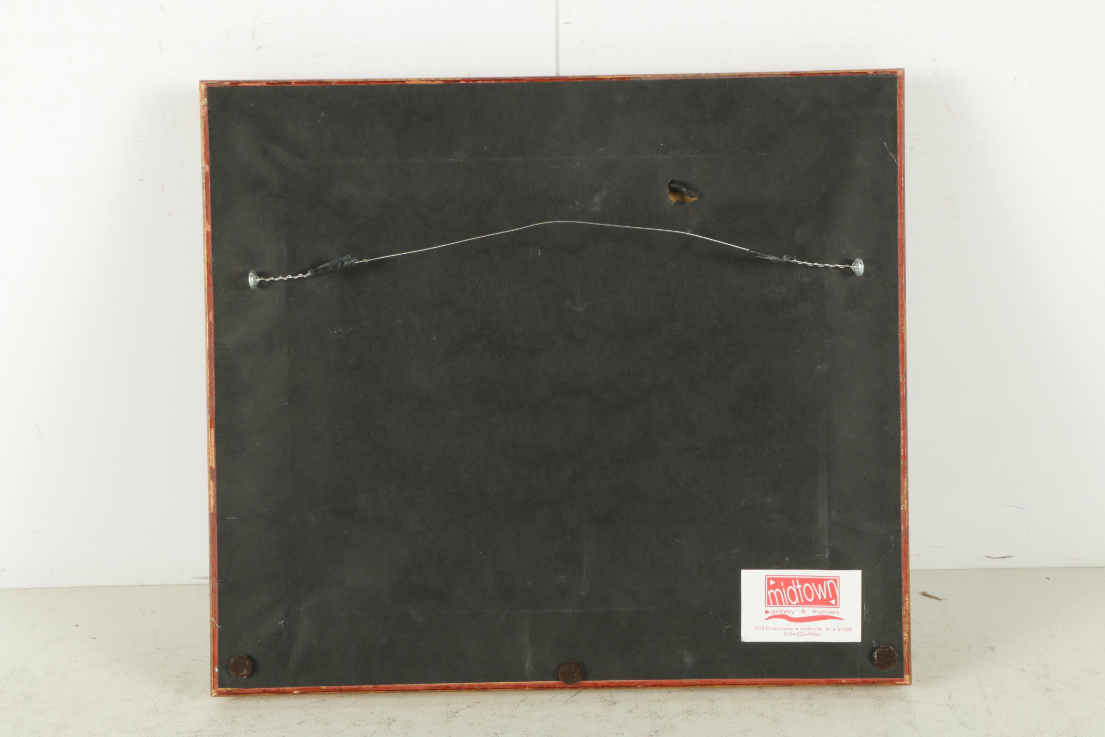 Streater Spencer Oil Paintings of Rooms on Panel