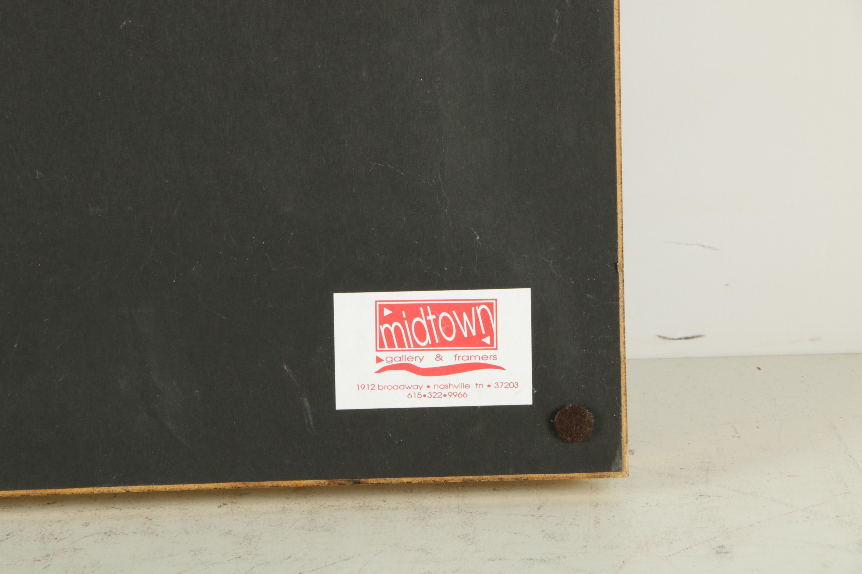 Streater Spencer Oil Paintings of Rooms on Panel