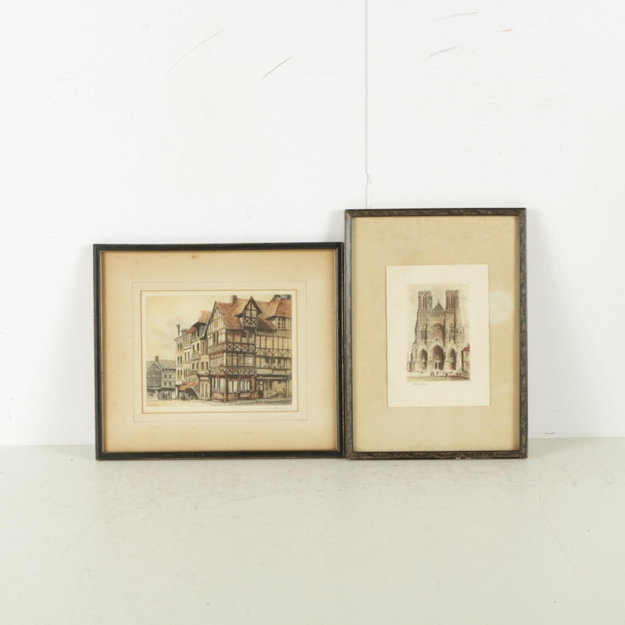 Intaglio Prints of Architecture