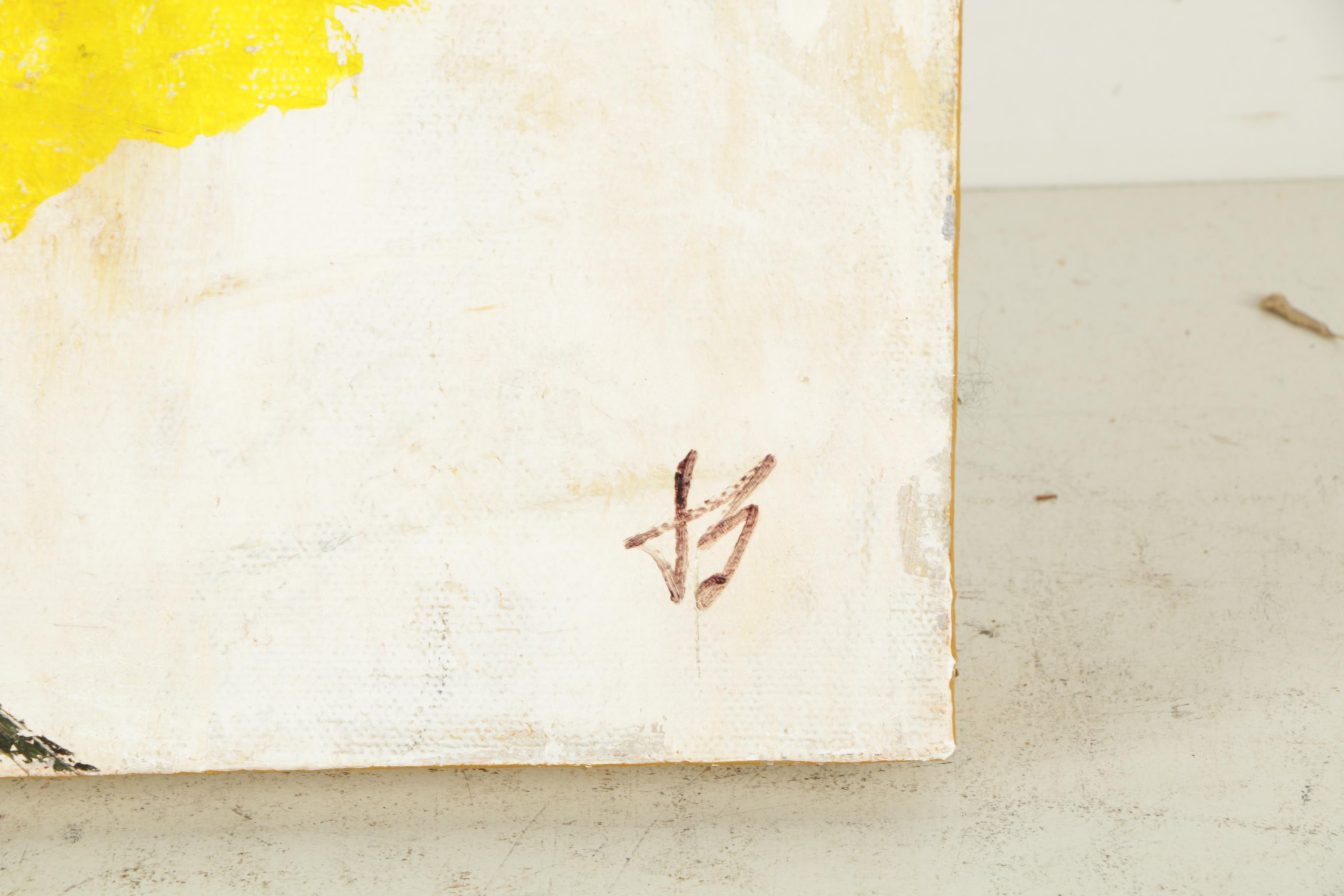 Jacqueline Saporiti Acrylic Paintings on Canvas of Flowers