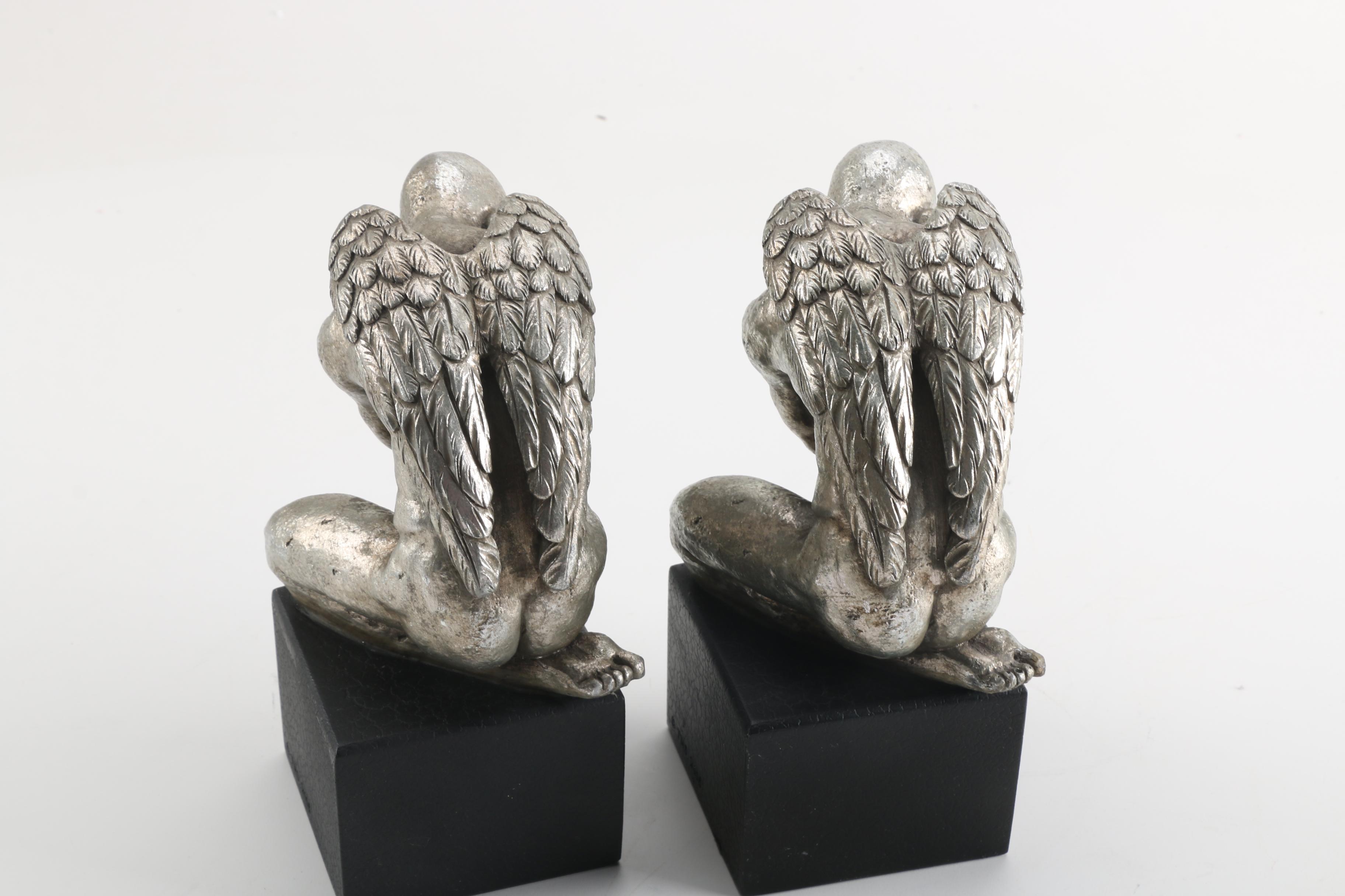 Winged Male Bookends