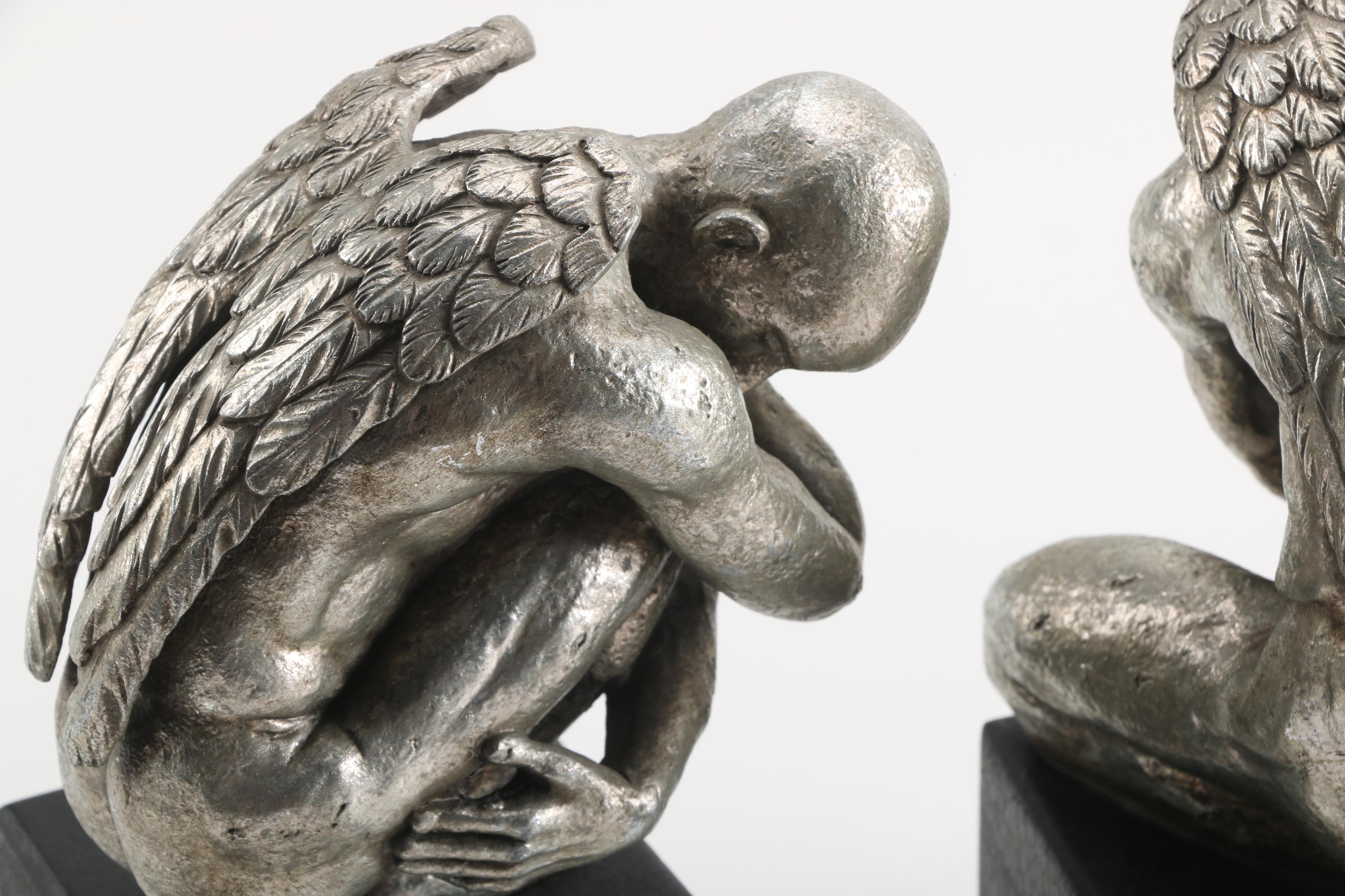 Winged Male Bookends