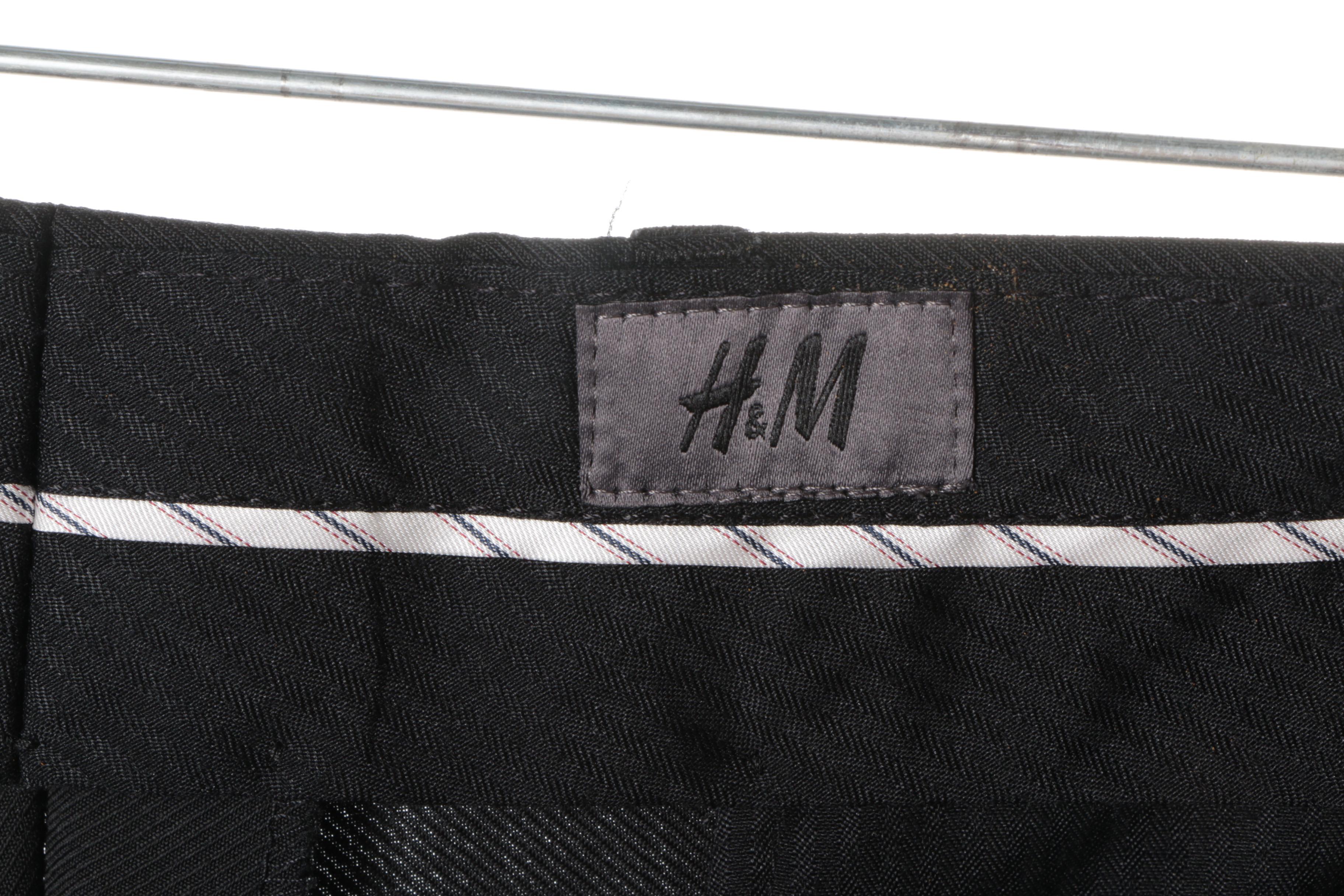 Men's Modern Flat Front Trousers Including H&M