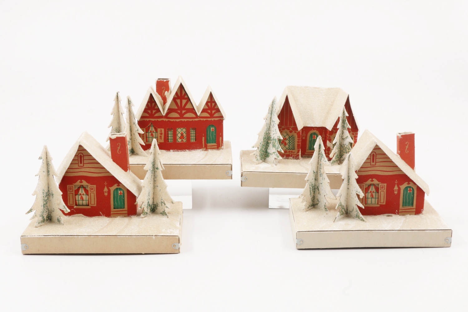 Cardboard Christmas Villages