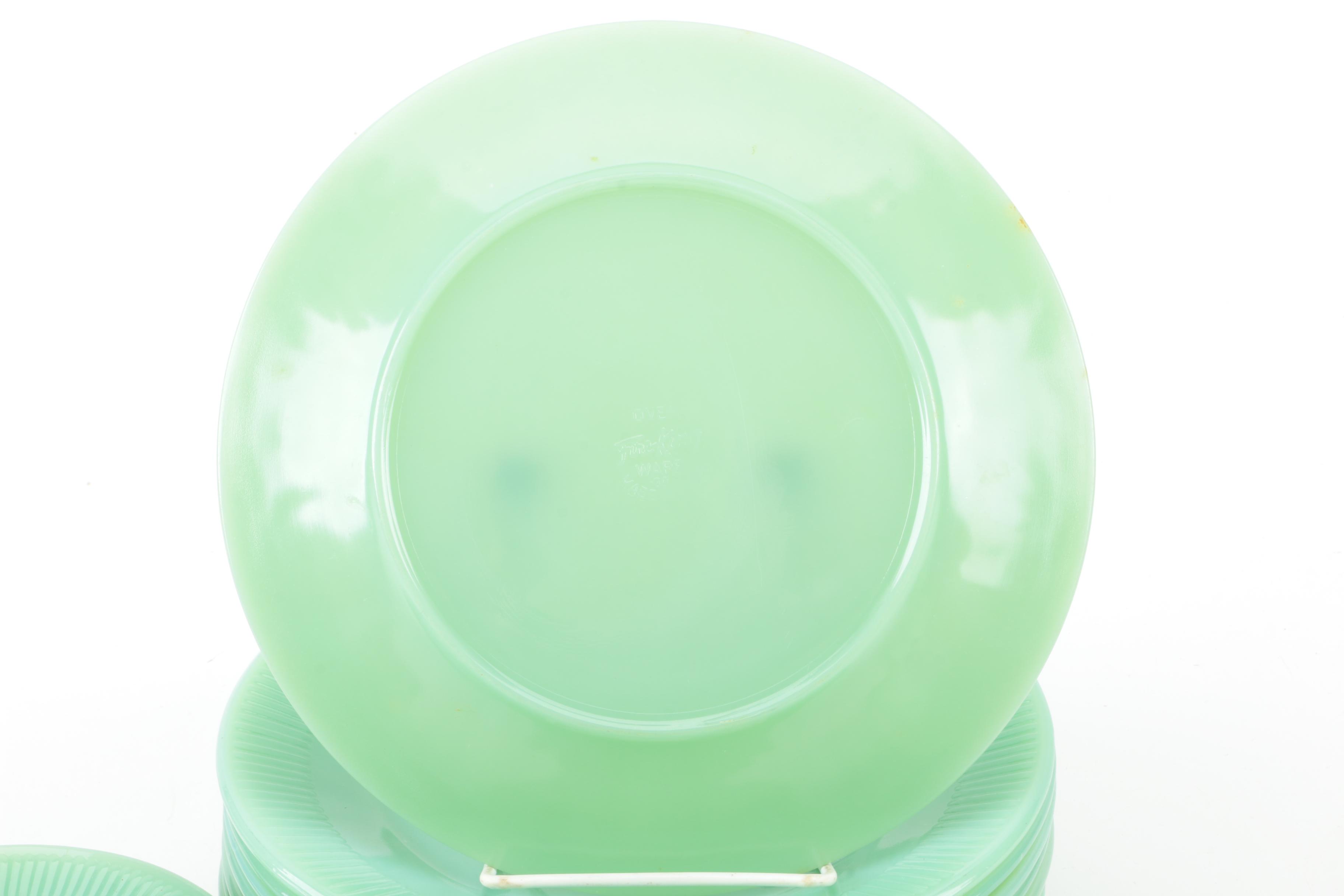 Anchor Hocking Fire King "Jadeite" Glass Tableware