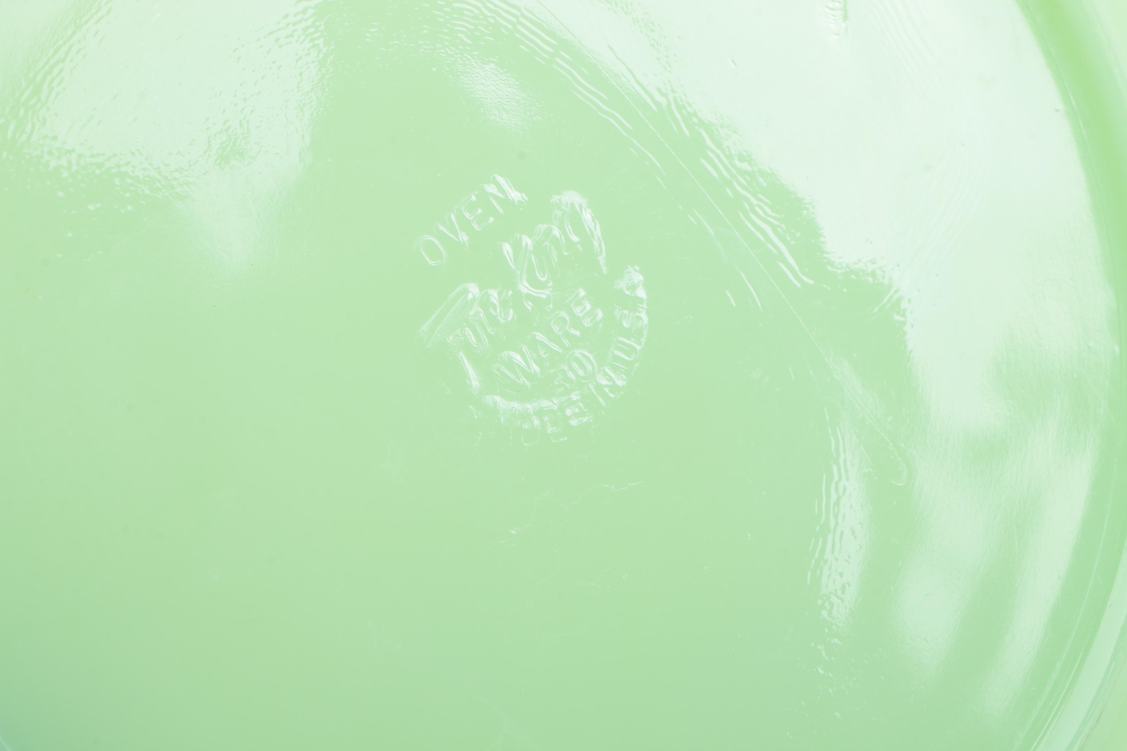 Anchor Hocking Fire King "Jadeite" Glass Tableware