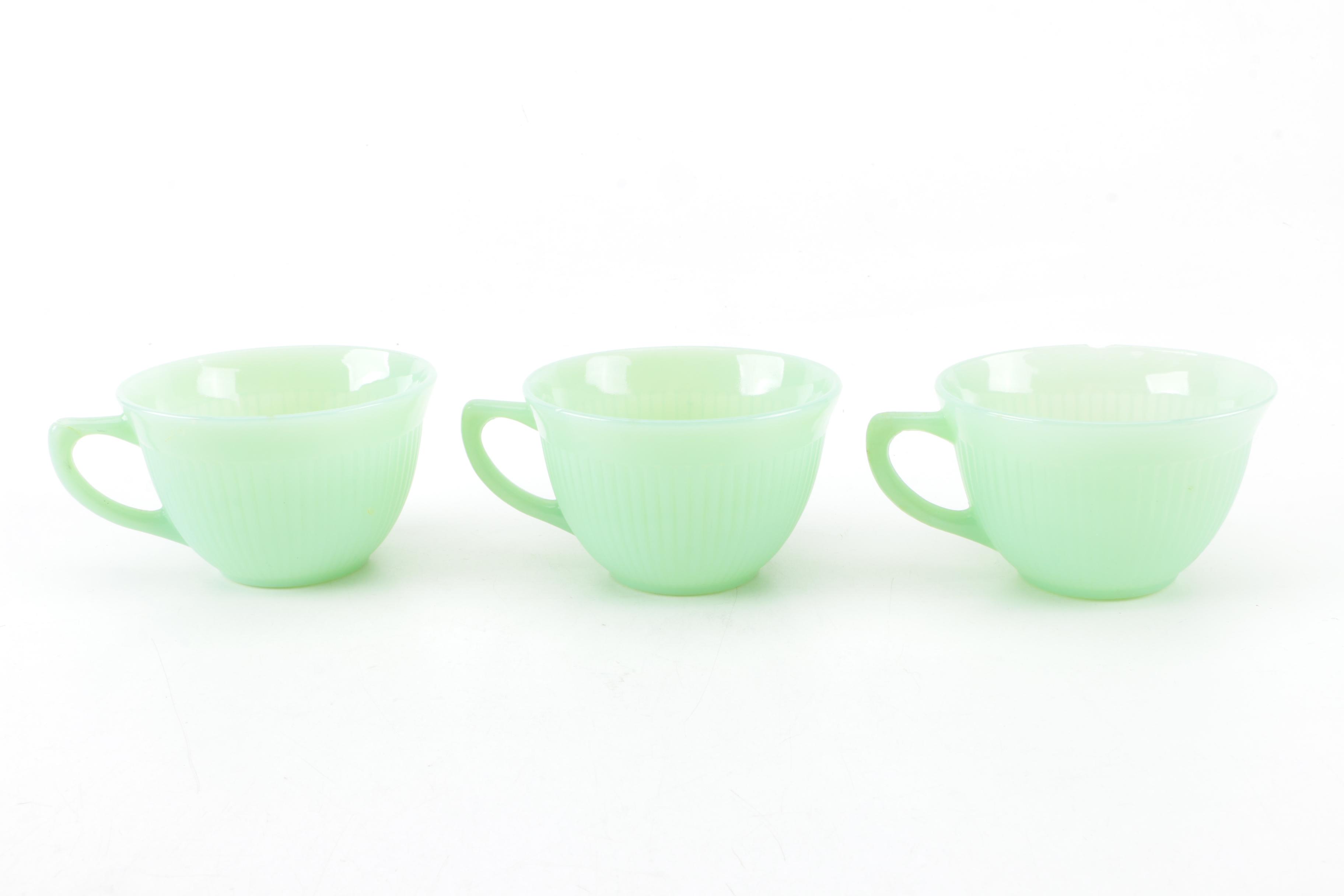 Anchor Hocking Fire King "Jadeite" Glass Tableware