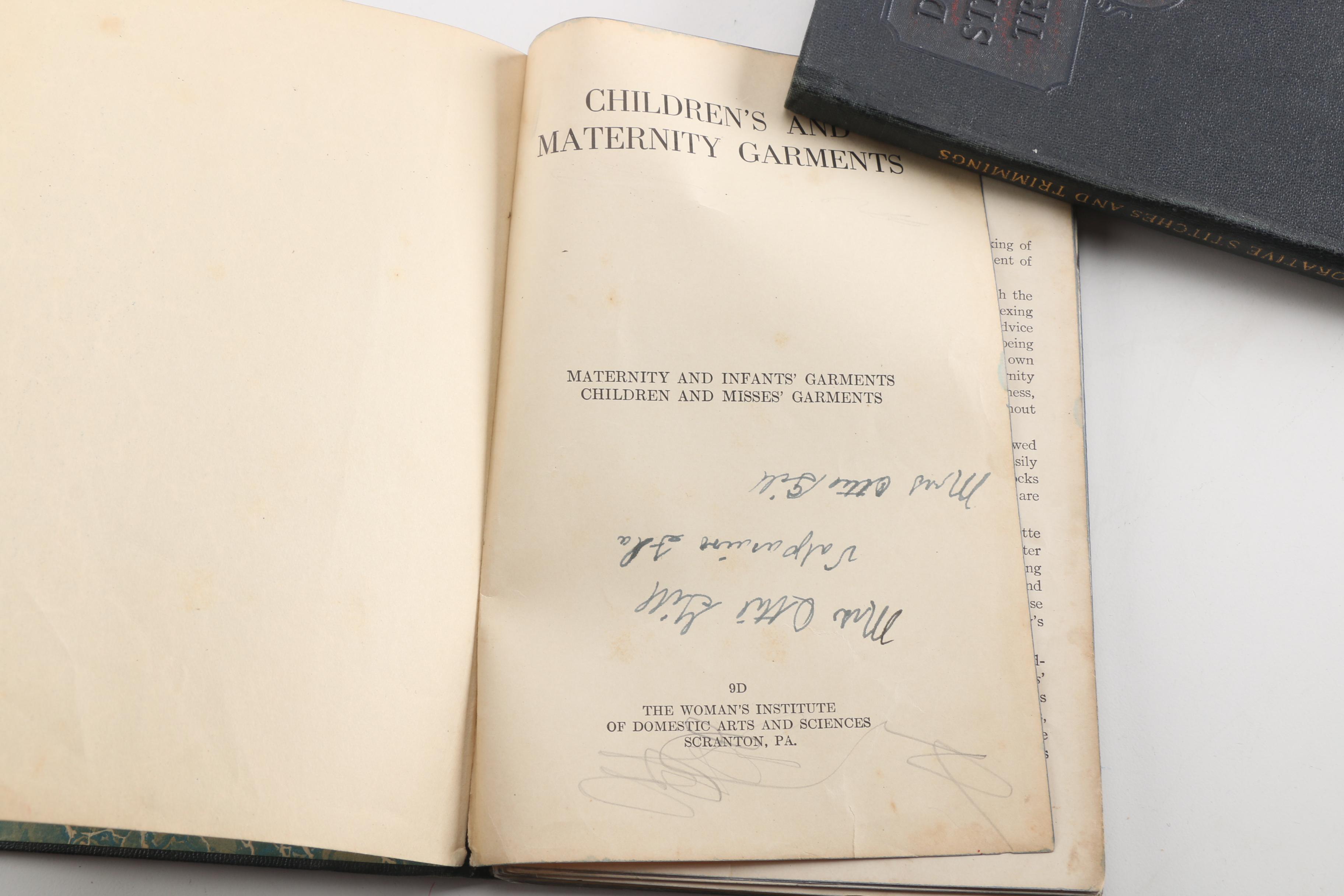 1930s The Woman's Institute Sewing Books