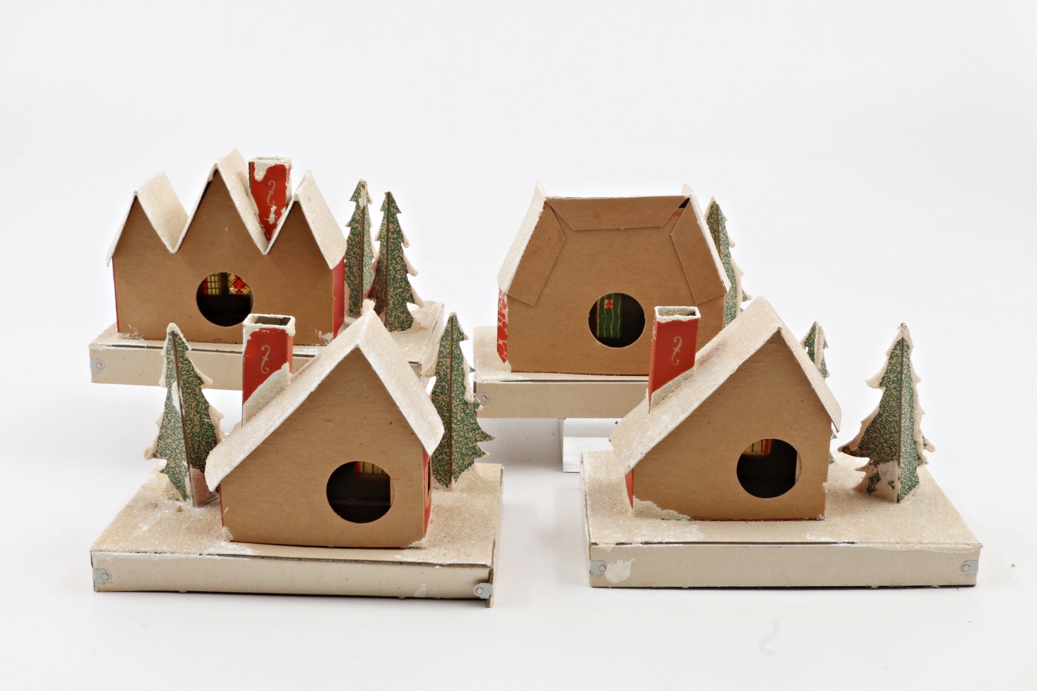 Cardboard Christmas Villages