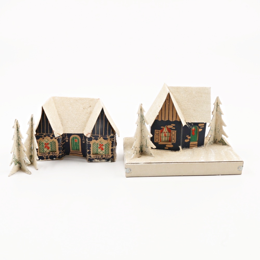 Cardboard Christmas Villages