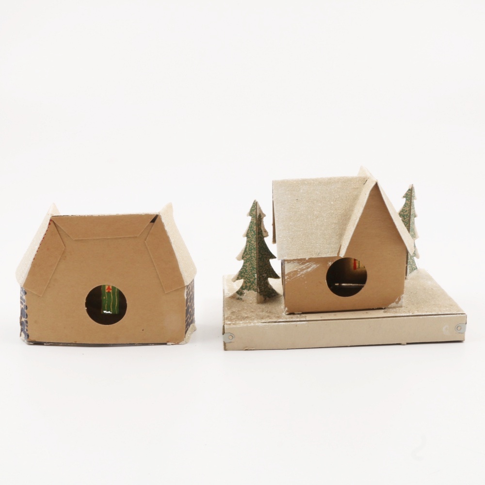 Cardboard Christmas Villages