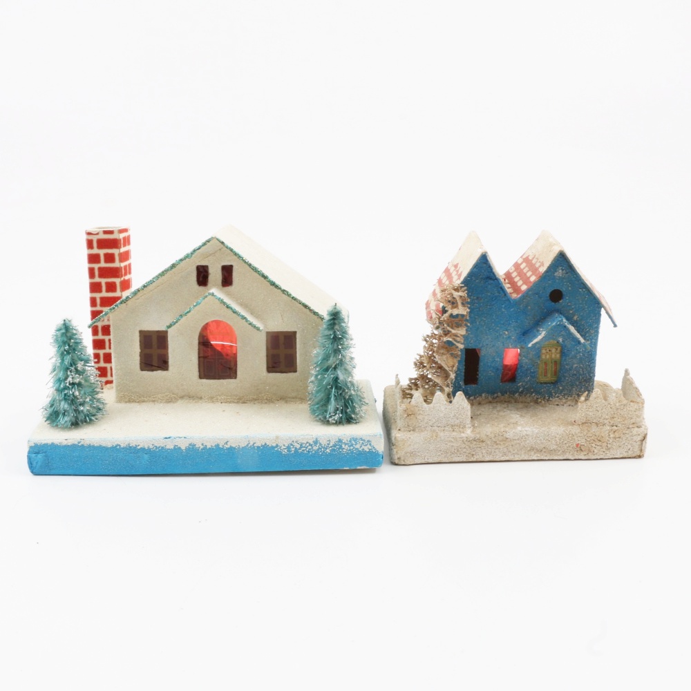 Cardboard Christmas Villages