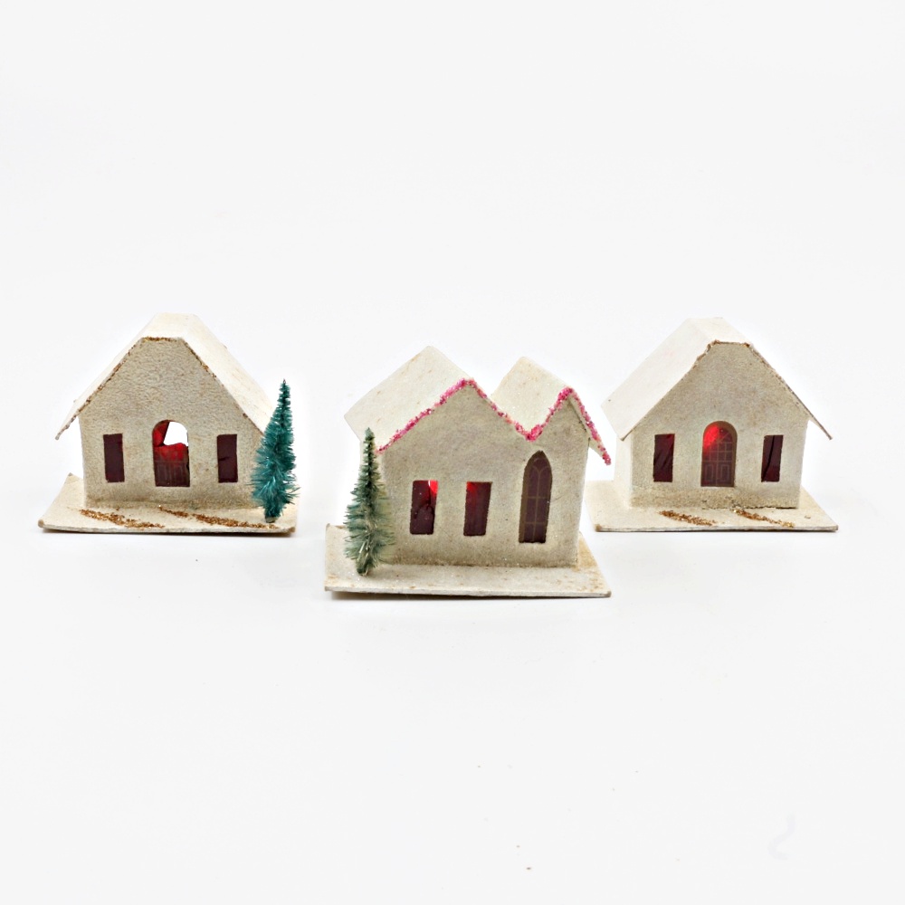Cardboard Christmas Villages