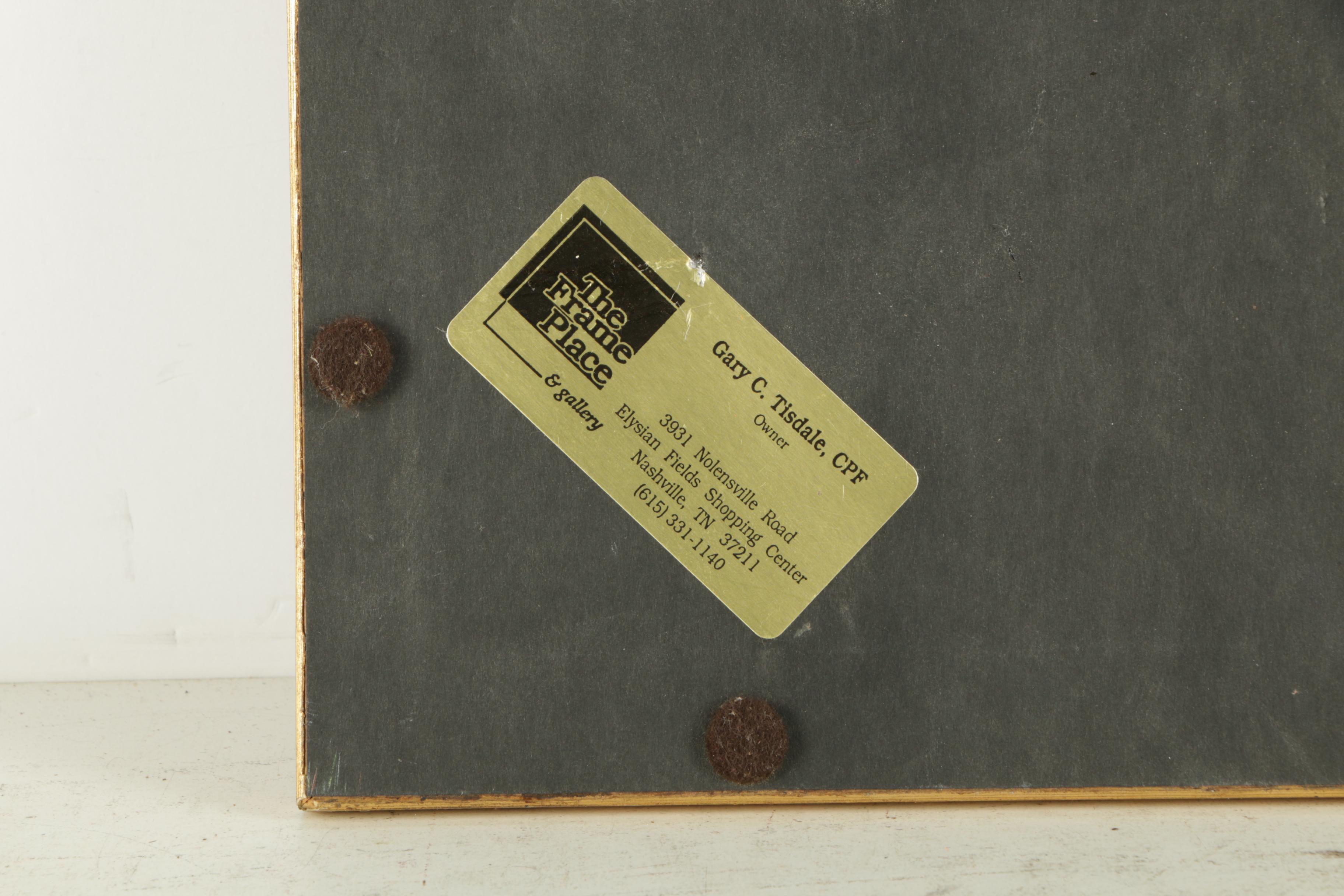 Jacqueline Saporiti Abstract Acrylic Painting on Paper