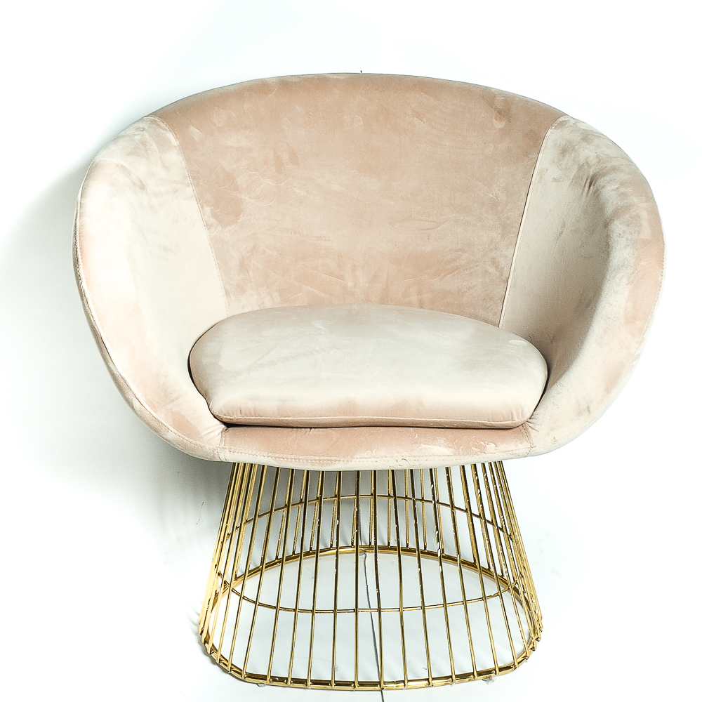 Hollywood Regency Style Lounge Chair