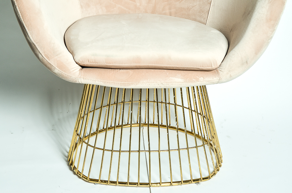 Hollywood Regency Style Lounge Chair