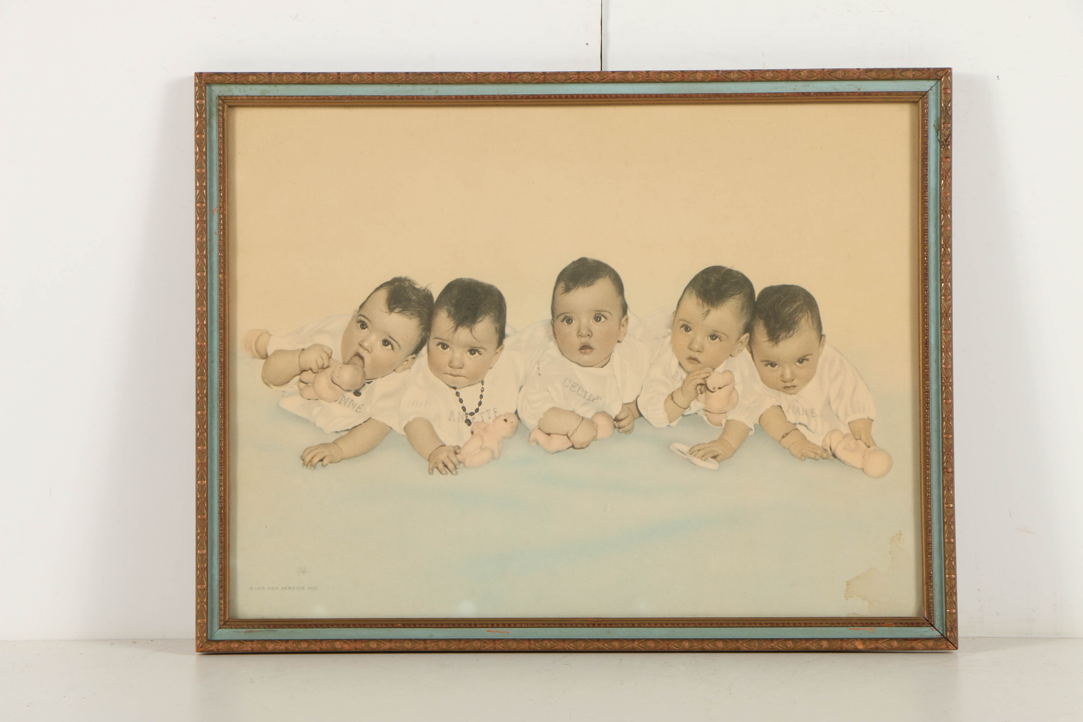 Commemorative Prints Featuring the Dionne Quintuplets