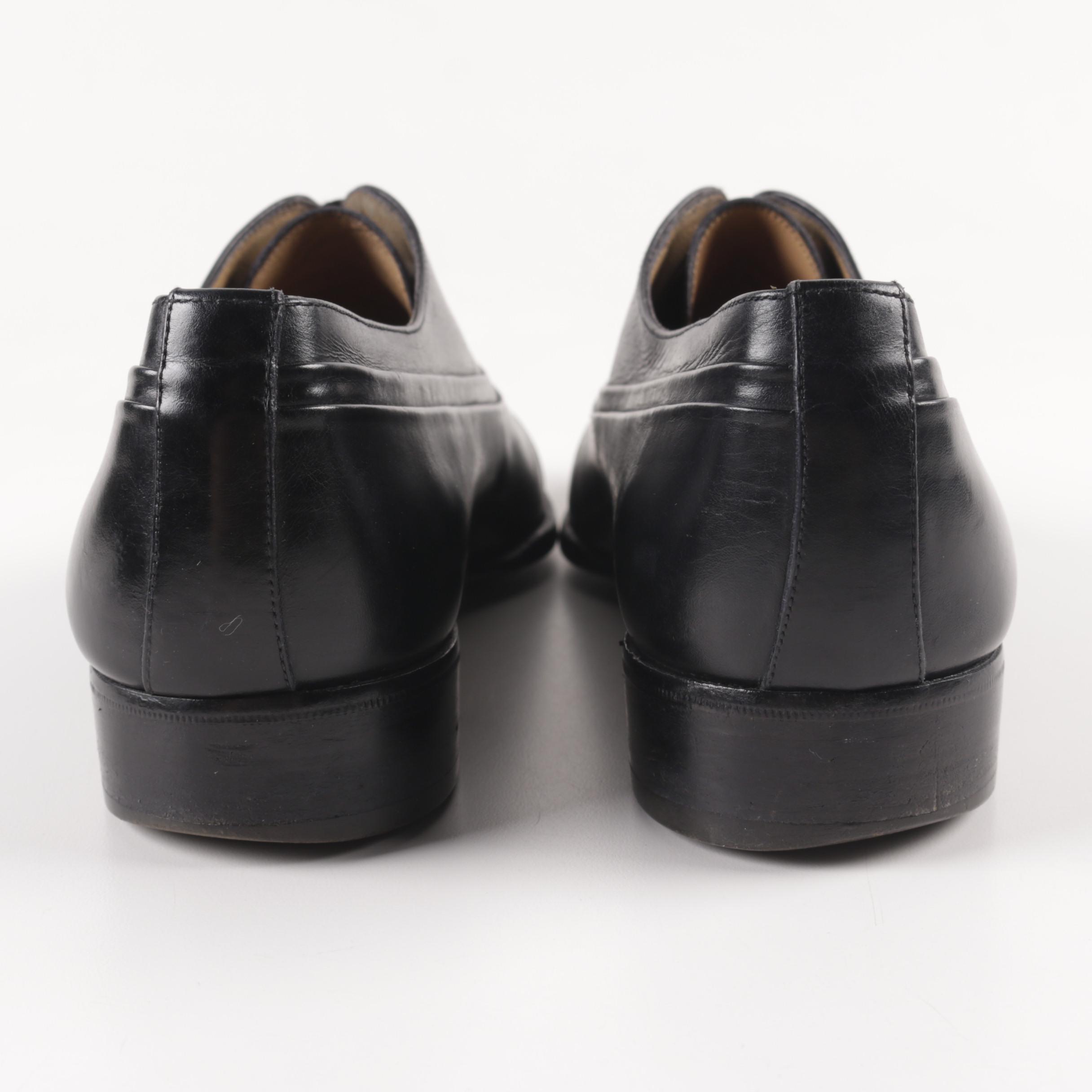 Men's Bally and San Remo Black Leather Dress Shoes