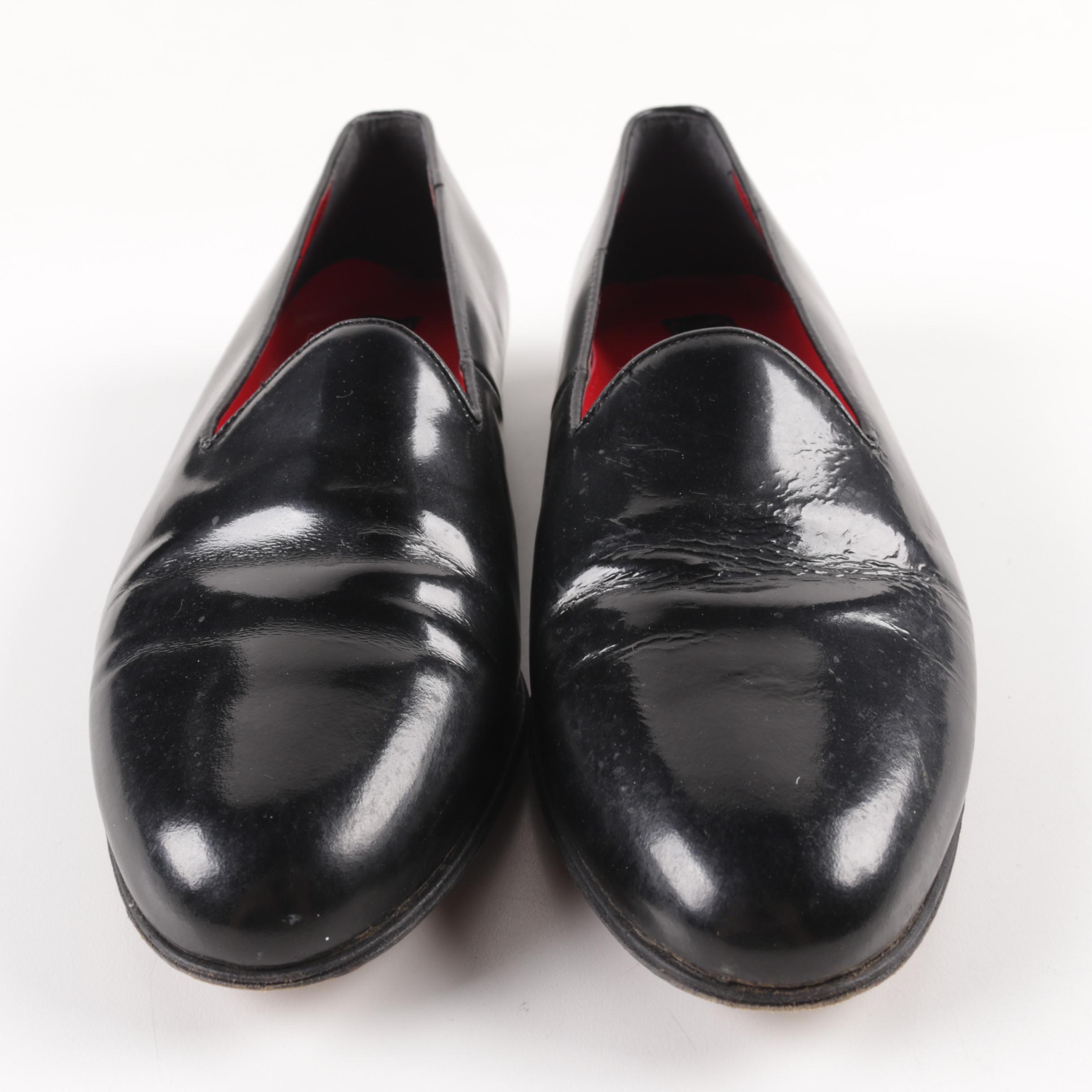 Men's Bally and San Remo Black Leather Dress Shoes