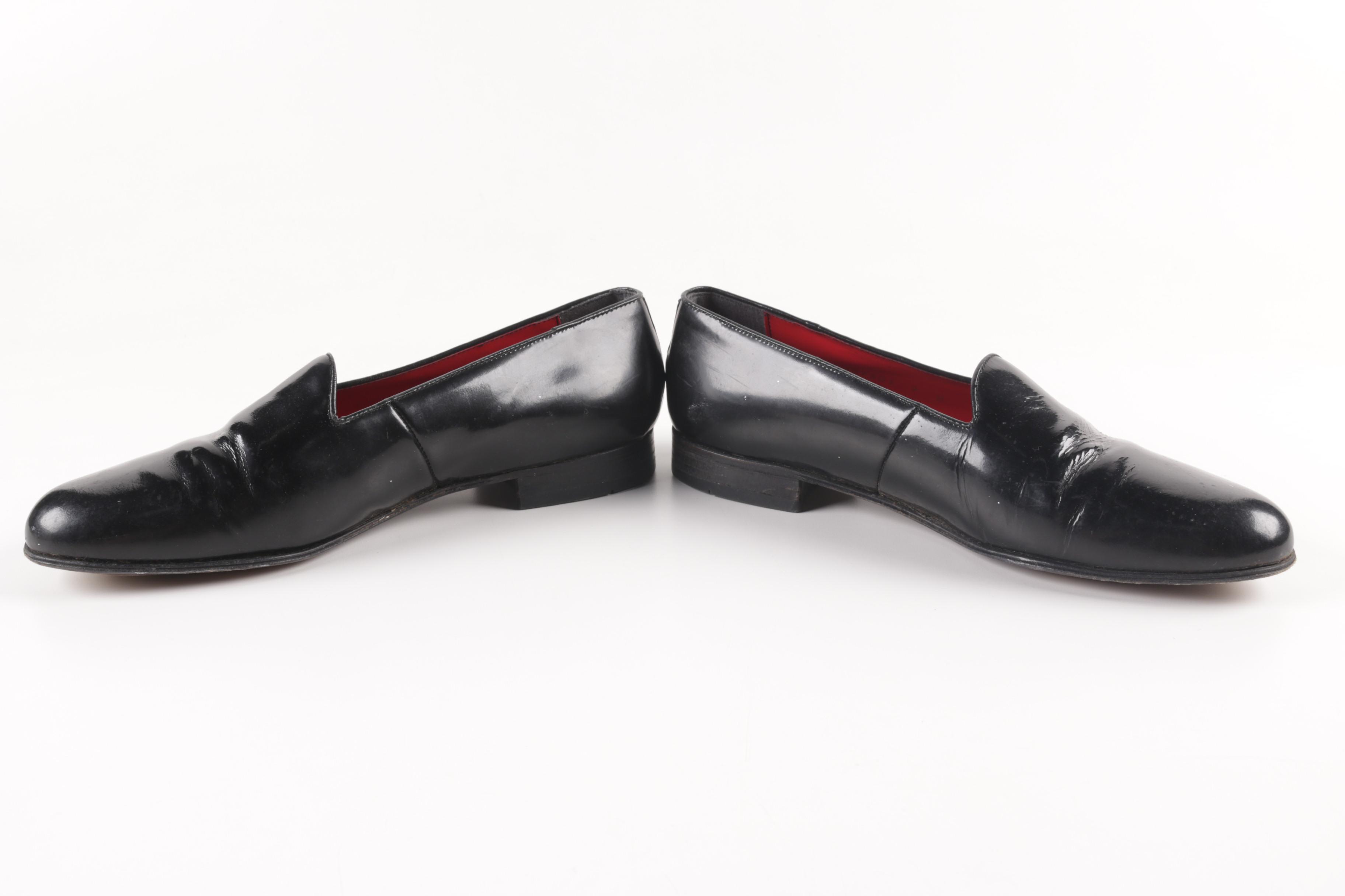 Men's Bally and San Remo Black Leather Dress Shoes