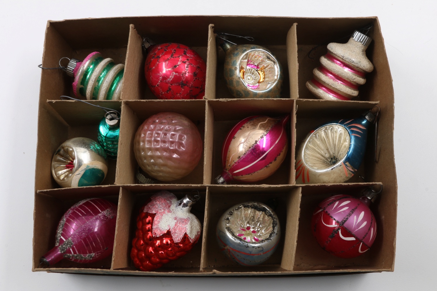 Large Collection Of Antique and Vintage Glass Christmas Ornaments