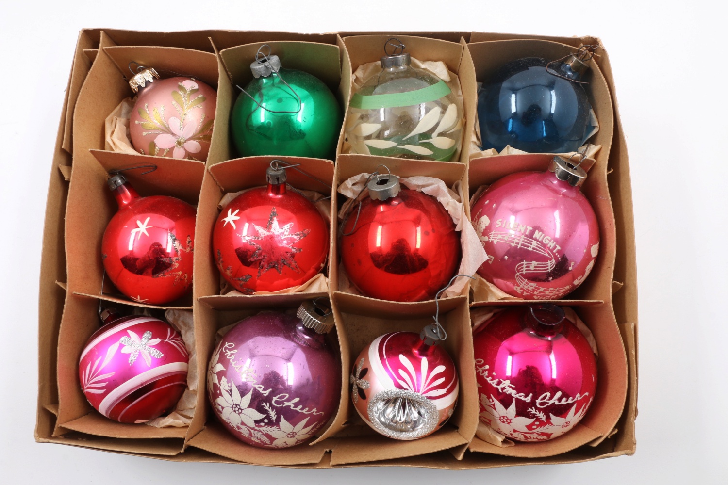 Large Collection Of Antique and Vintage Glass Christmas Ornaments