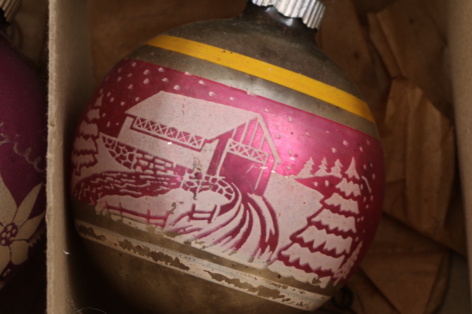 Large Collection Of Antique and Vintage Glass Christmas Ornaments