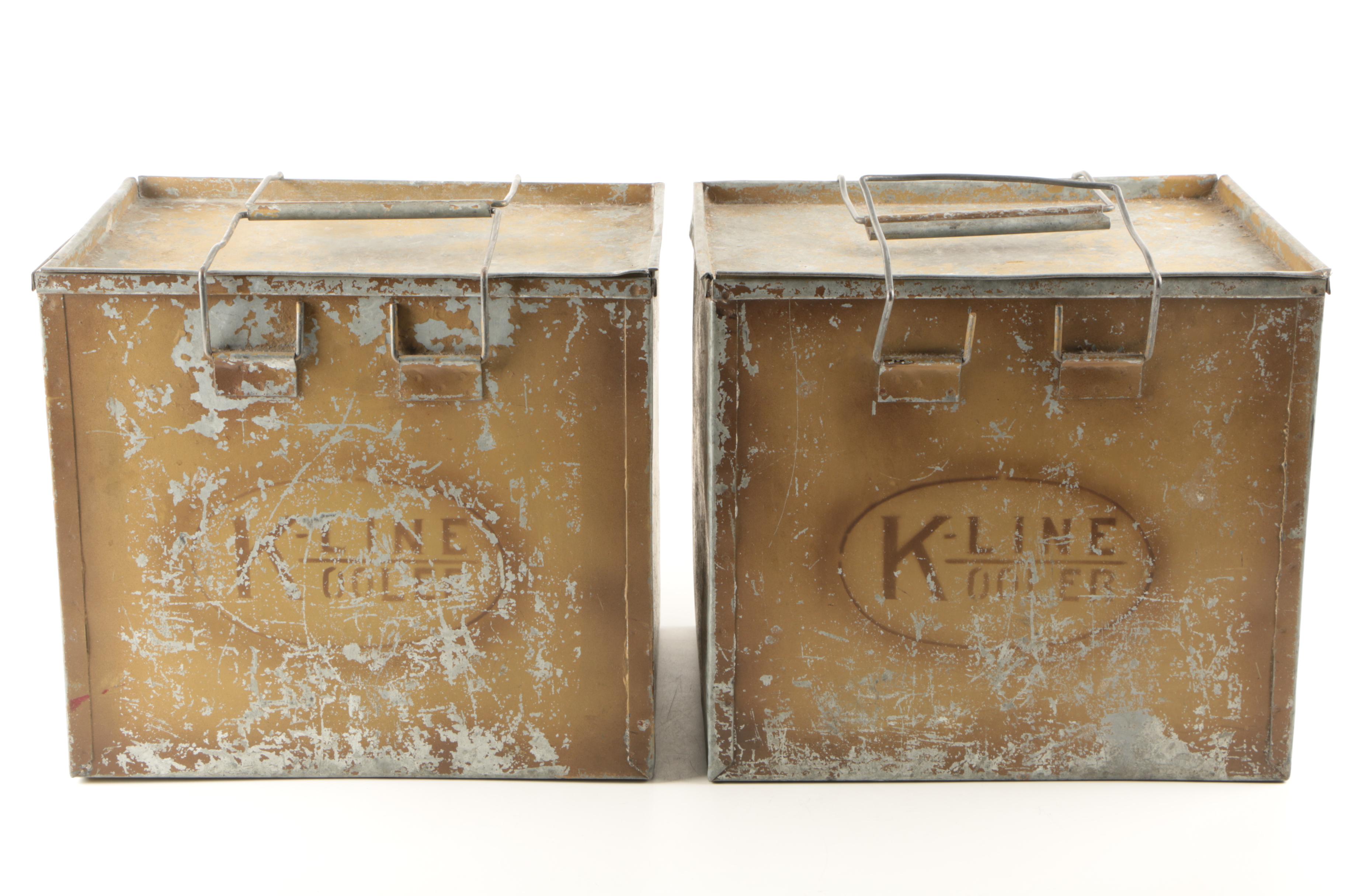 Vintage K-Line Milk Coolers