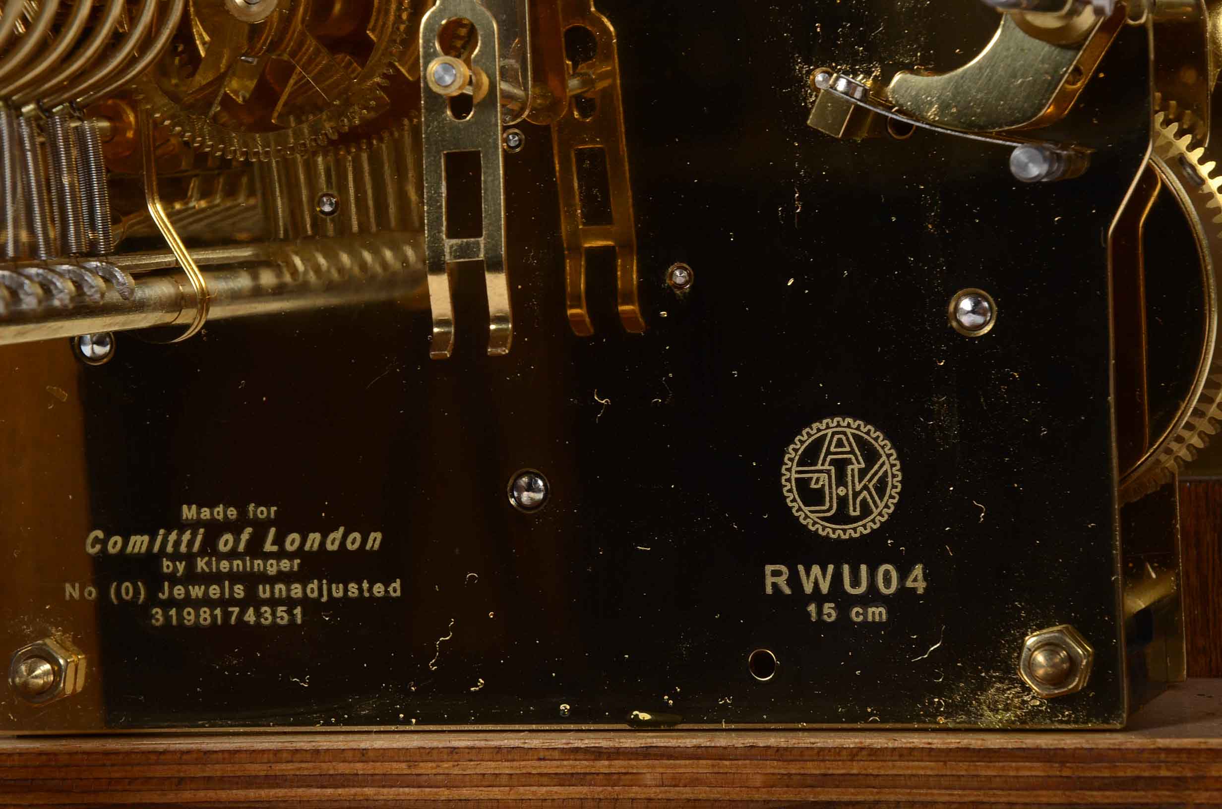 Comitti of London Mantel Clock