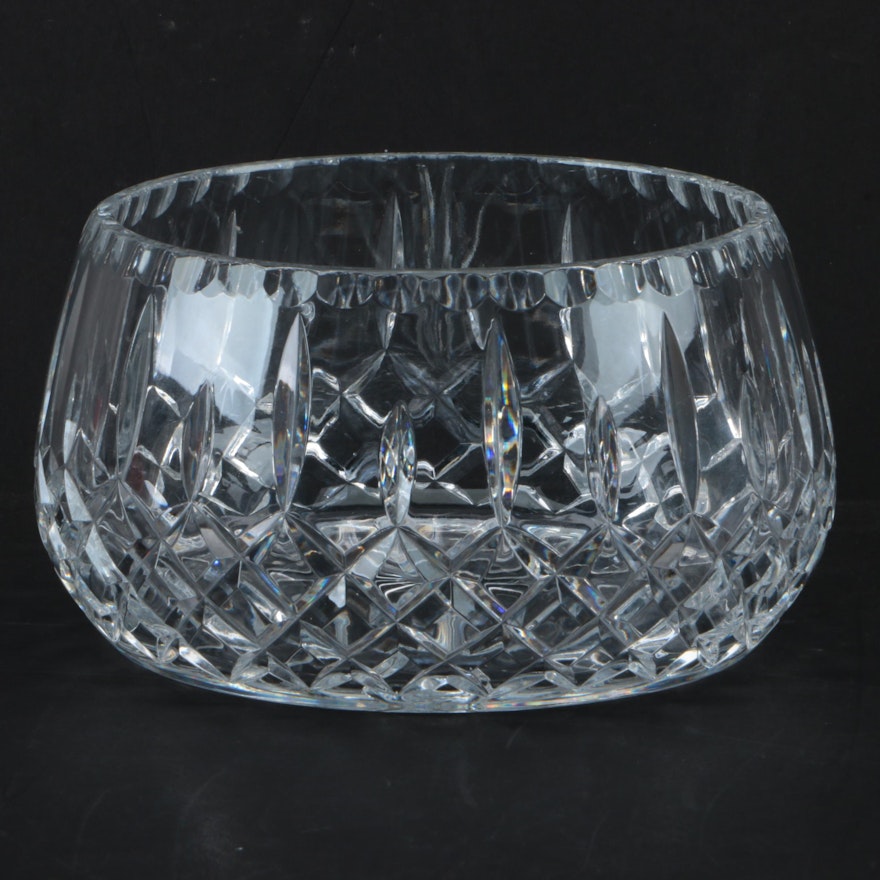 Hand Cut Lead Crystal Bowl