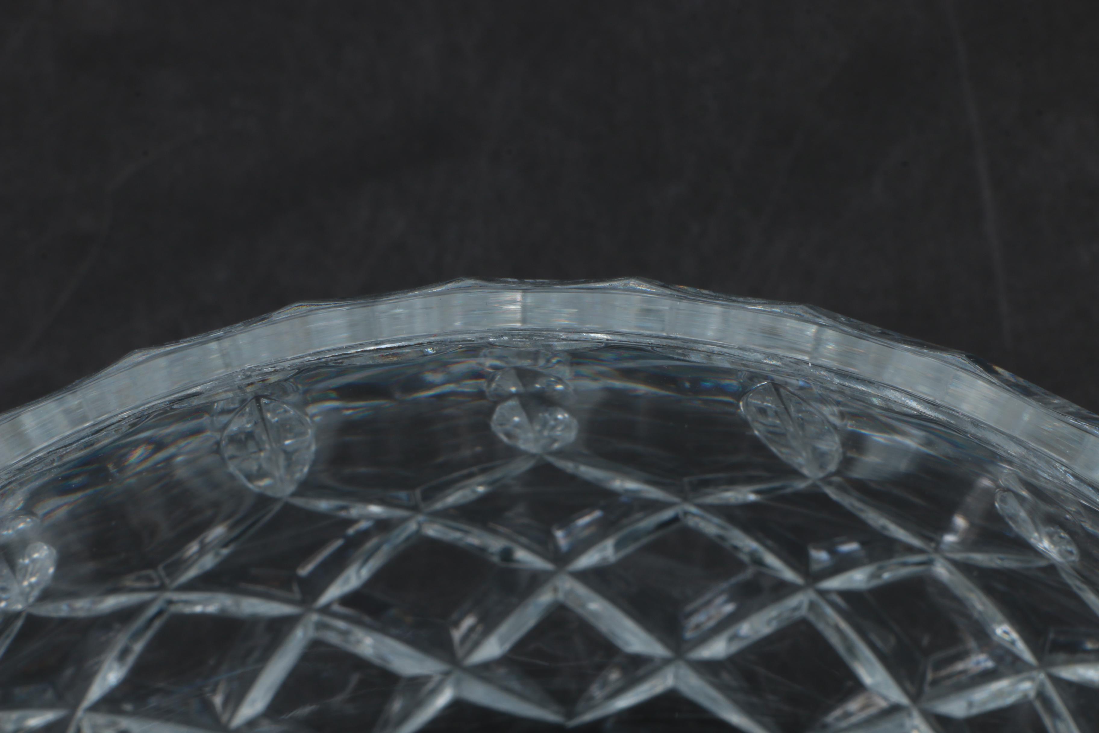 Hand Cut Lead Crystal Bowl