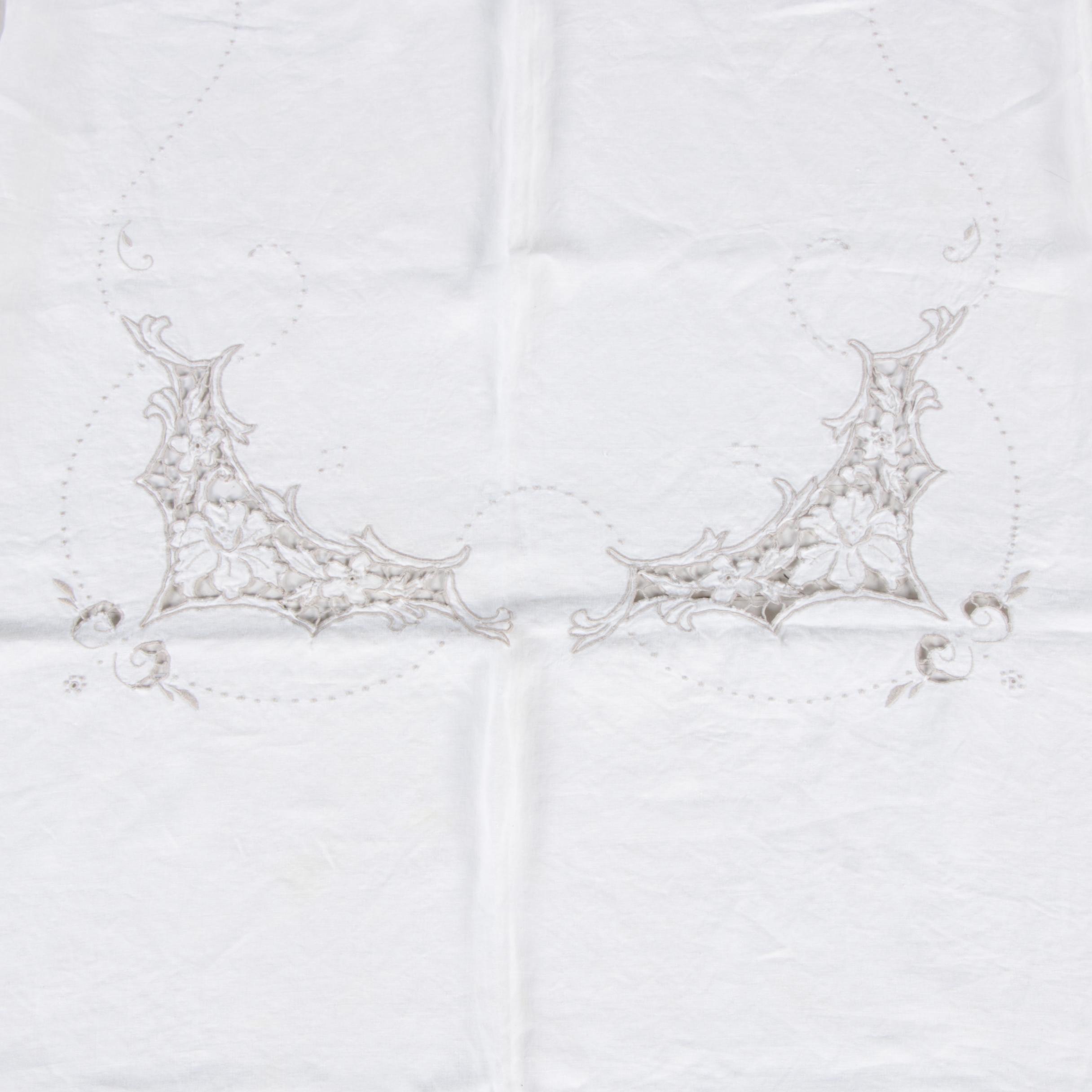 Floral Tablecloth and Matching Napkins