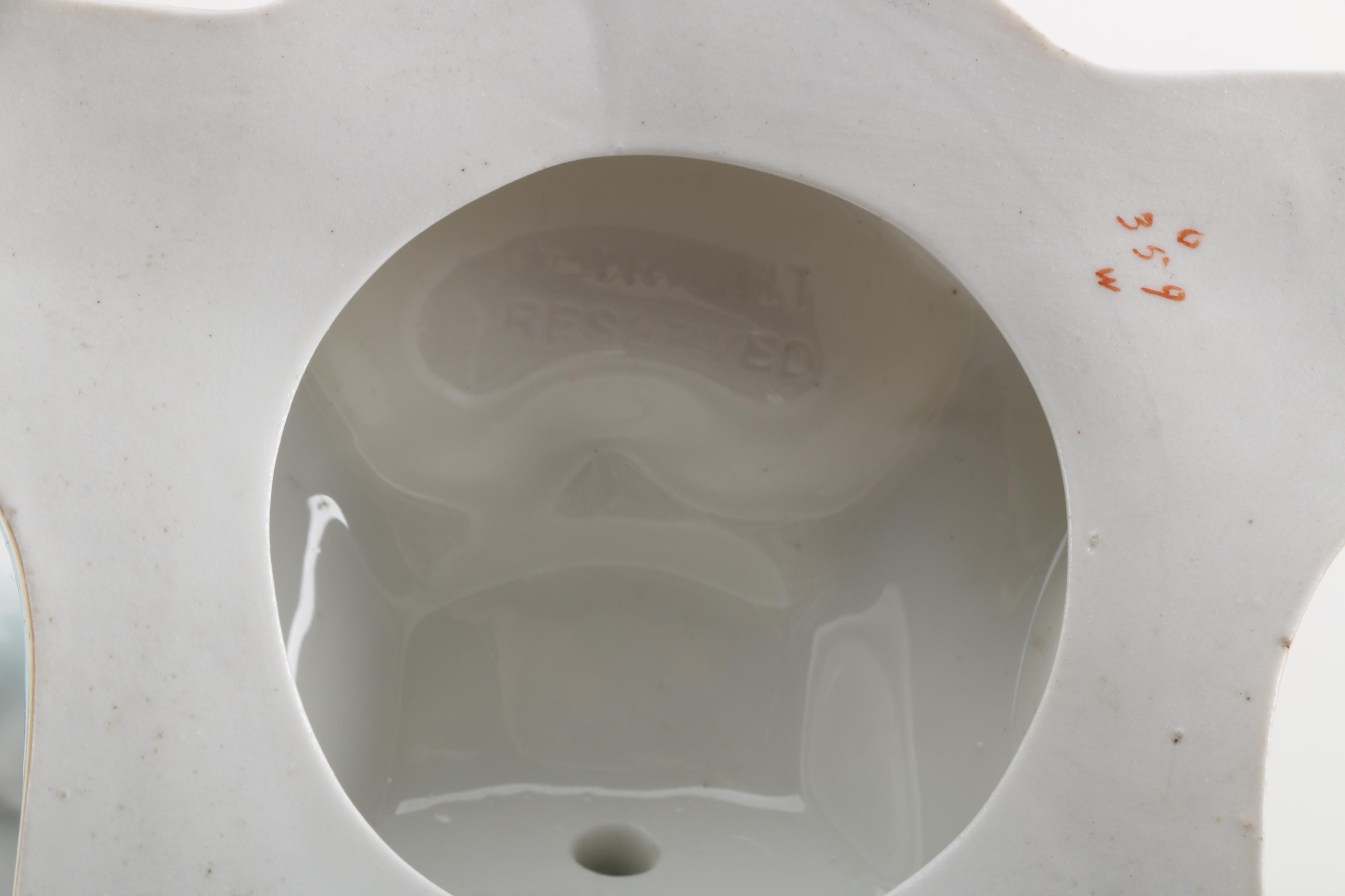 Antique Copeland Figural Porcelain Master Salt Cellar