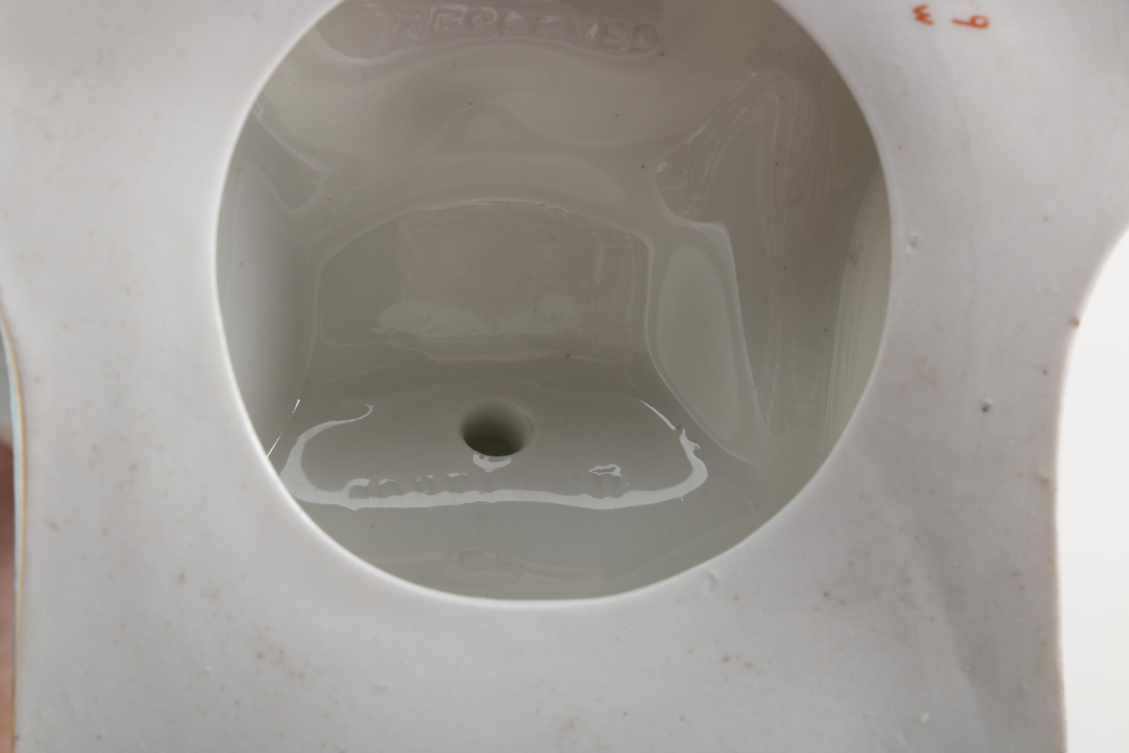 Antique Copeland Figural Porcelain Master Salt Cellar