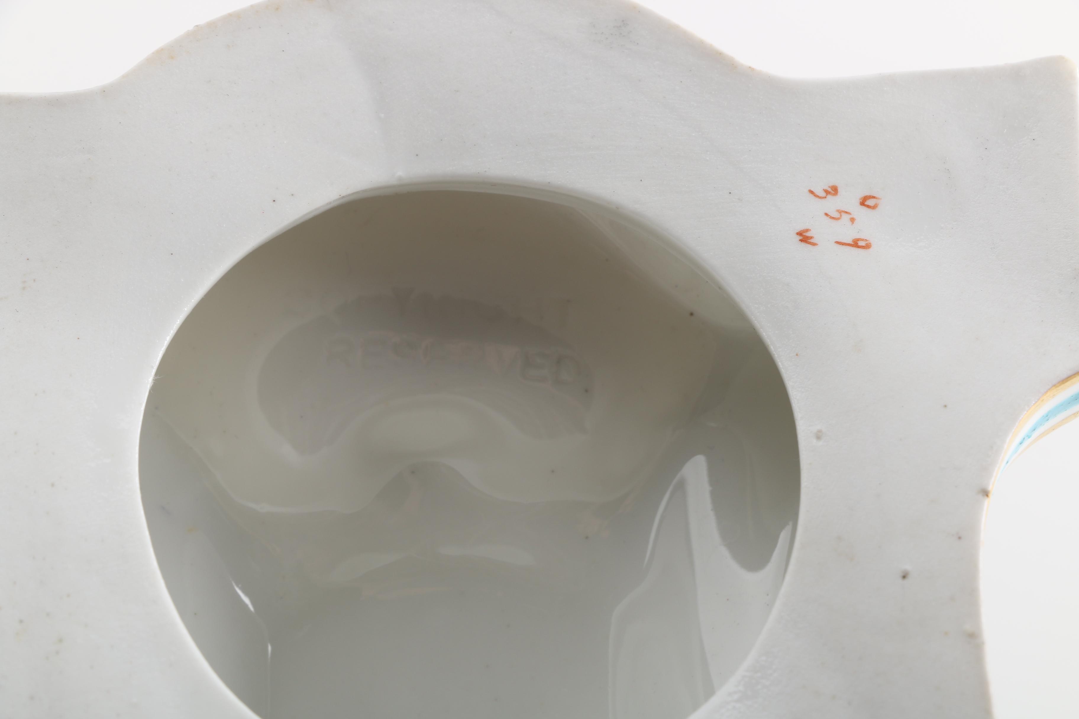 Antique Copeland Figural Porcelain Master Salt Cellar