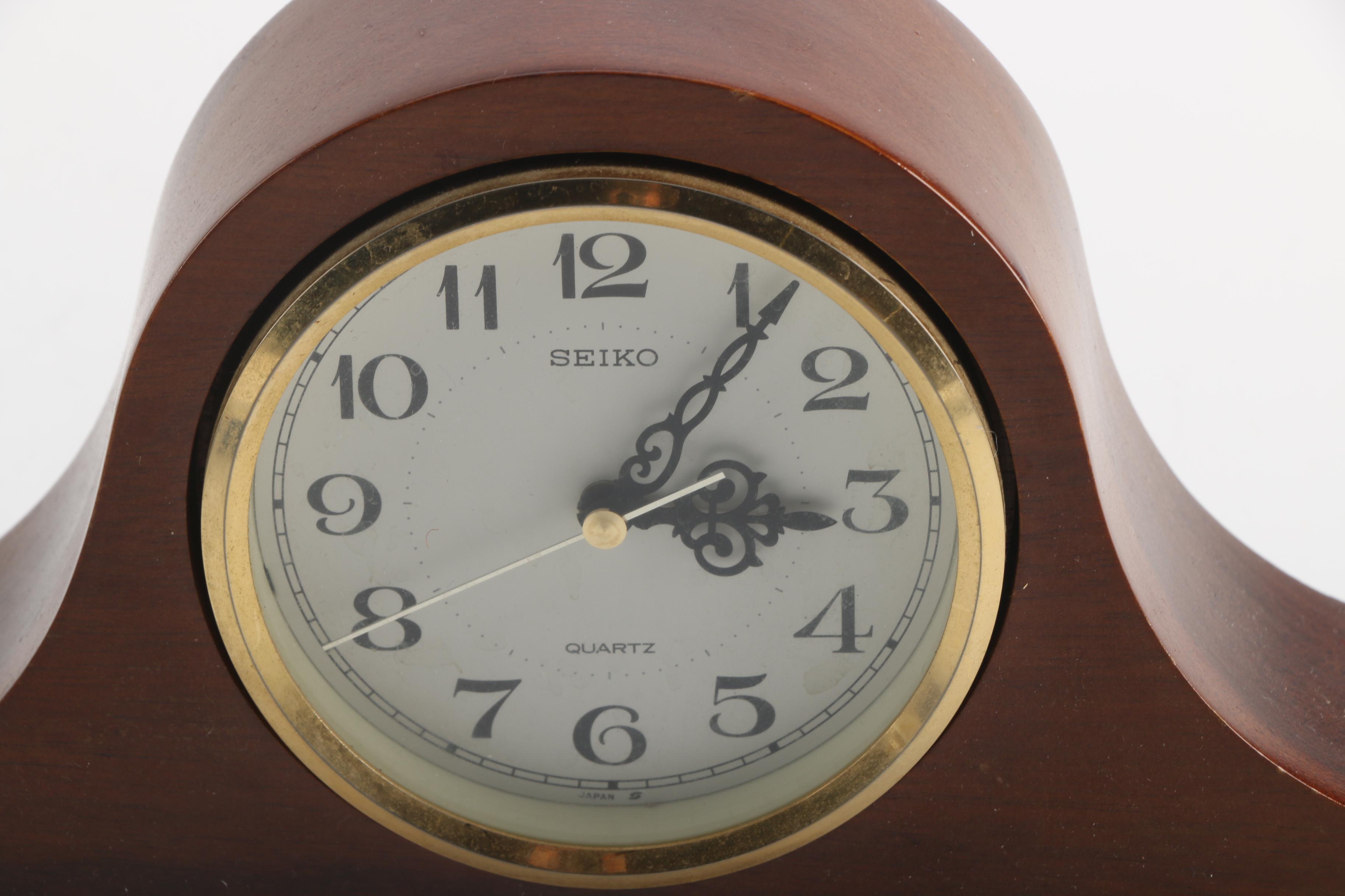 Seiko Quartz Tambour Mantel Clock